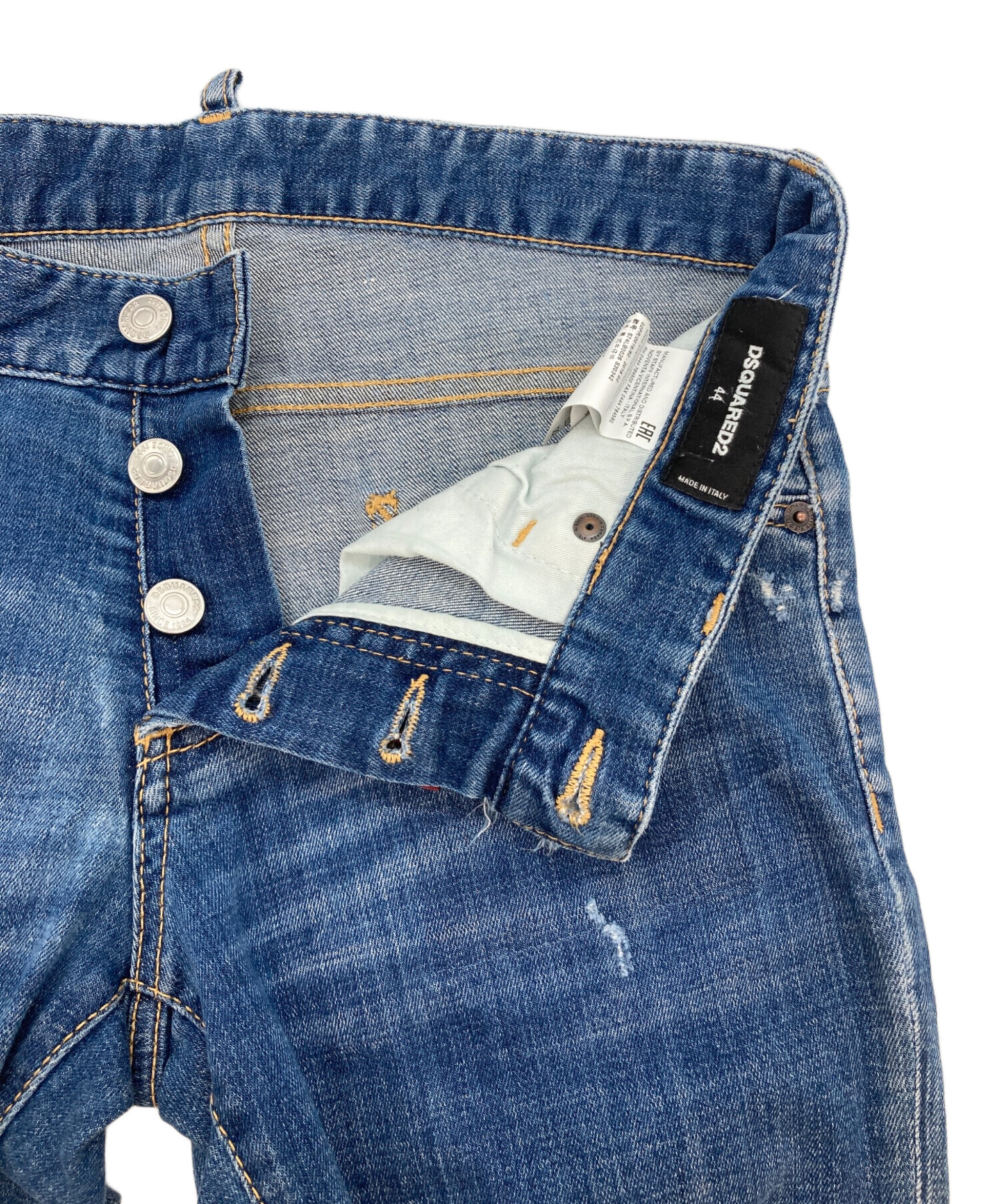 DSQUARED2 スリムフィットデニム　44 美品 中古・古着通販】DSQUARED2 (ディースクエアード) SLIM JEANデニム