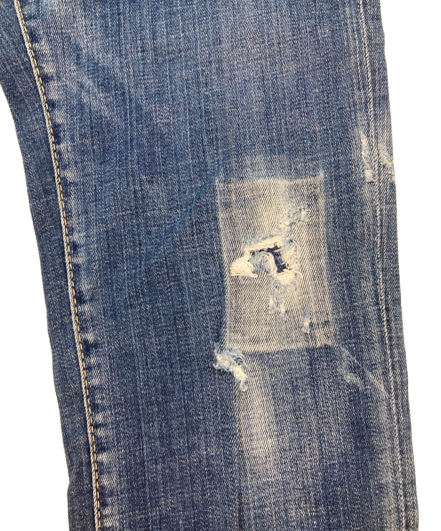 DSQUARED2 スリムフィットデニム　44 美品 中古・古着通販】DSQUARED2 (ディースクエアード) Slim Jean ダメージ