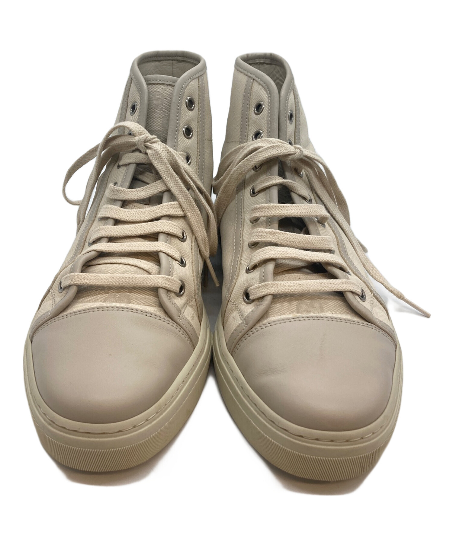 中古・古着通販】GUCCI (グッチ) ハイカットスニーカー ベージュ