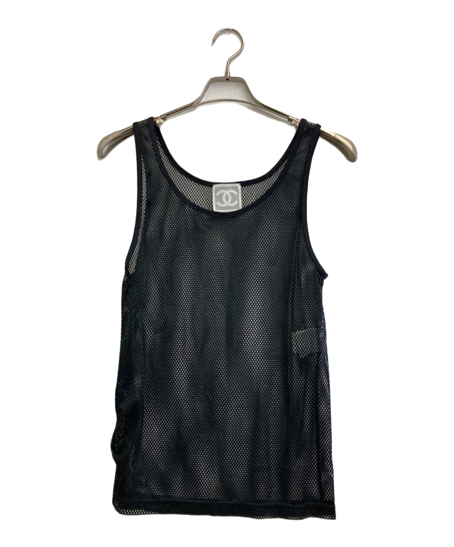 シャネル IDENTIFICATION 01P タンクトップ 36 中古・古着通販】CHANEL IDENTIFICATION (シャネル アイデンフィ