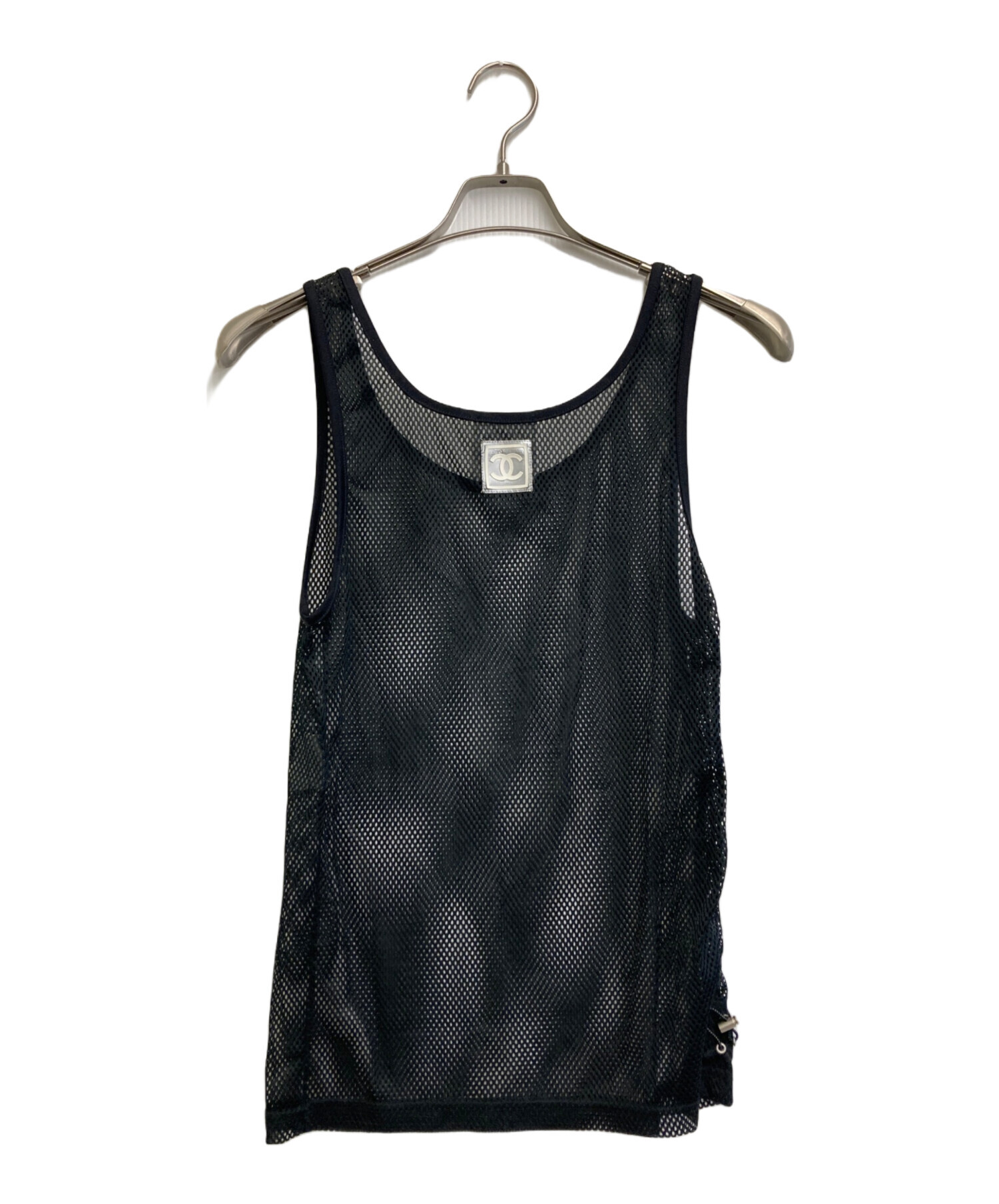 シャネル IDENTIFICATION 01P タンクトップ 36 中古・古着通販】CHANEL IDENTIFICATION (シャネル アイデンフィ