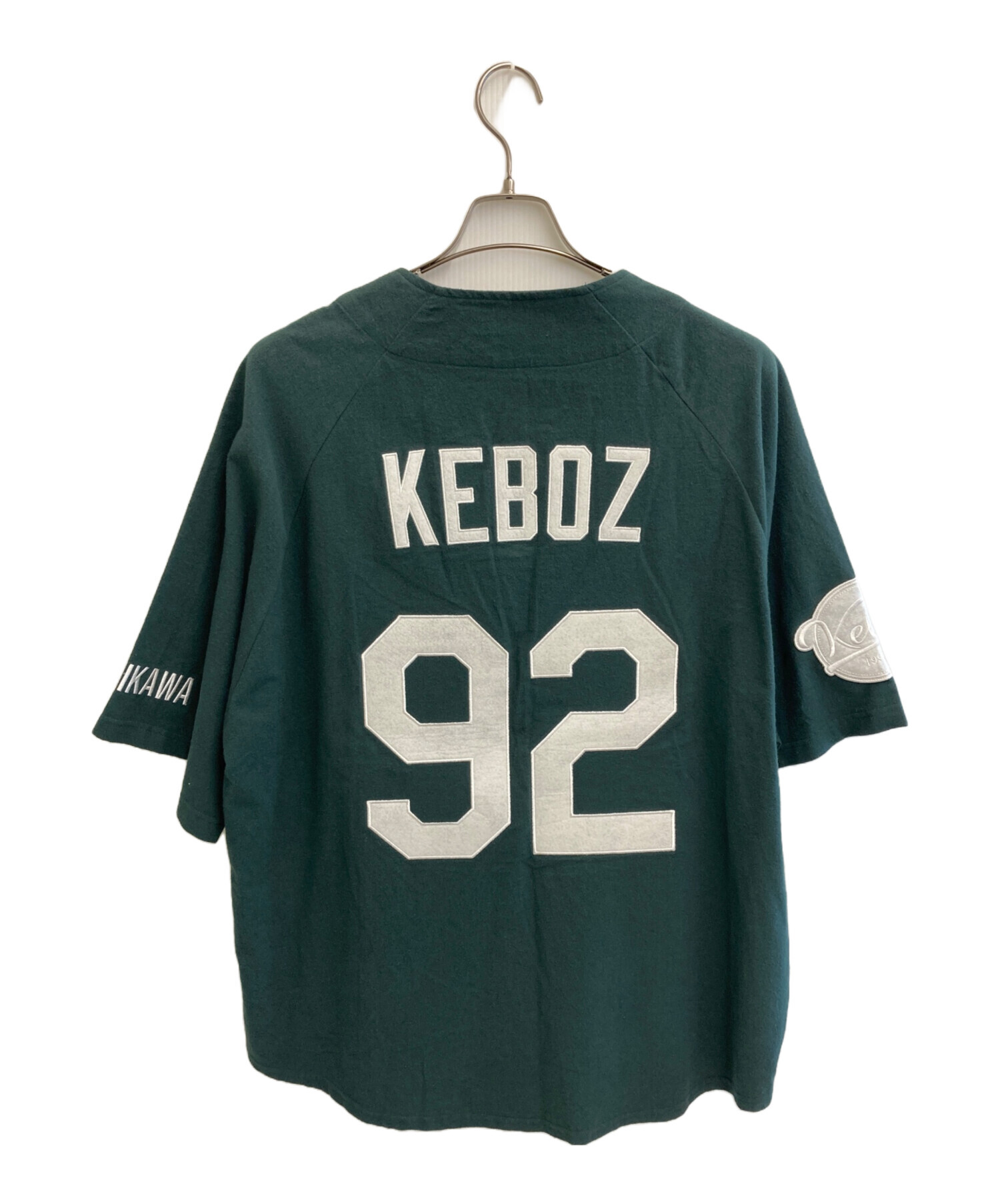 中古・古着通販】KEBOZ (ケボズ) ゲームシャツ グリーン サイズ:L 