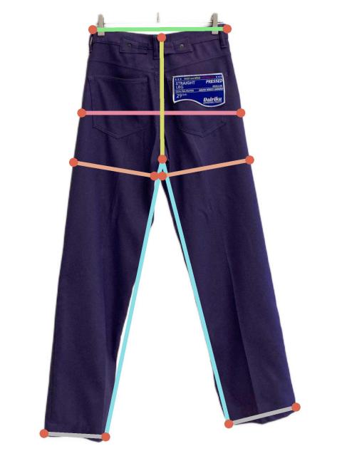 中古・古着通販】DAIRIKU (ダイリク) フラッシャープレスドパンツ