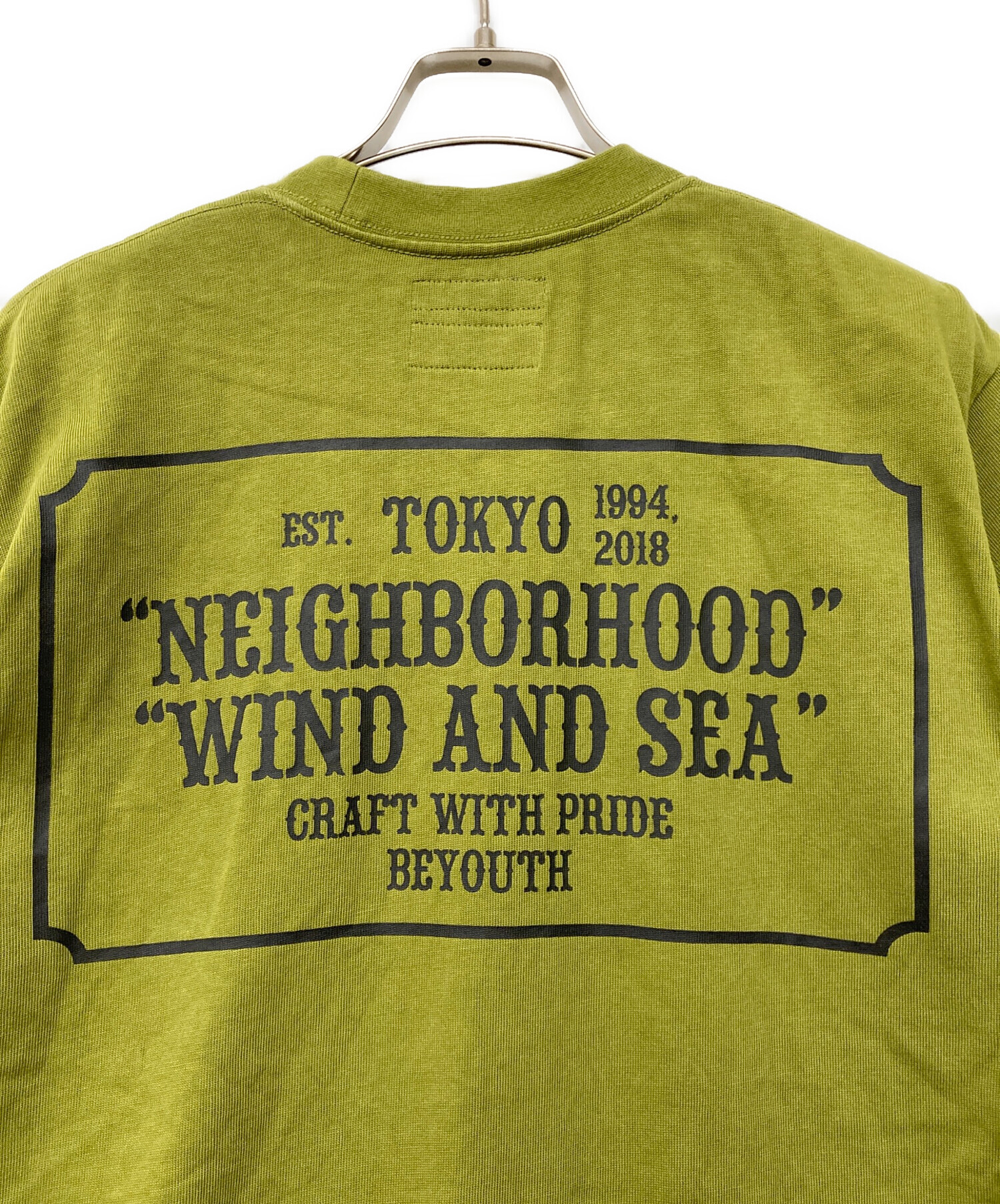 NEIGHBORHOOD - wind and sea NHWDS-2⁄C-TEE SS ⁄ BEIGE の通販 by \u0027s