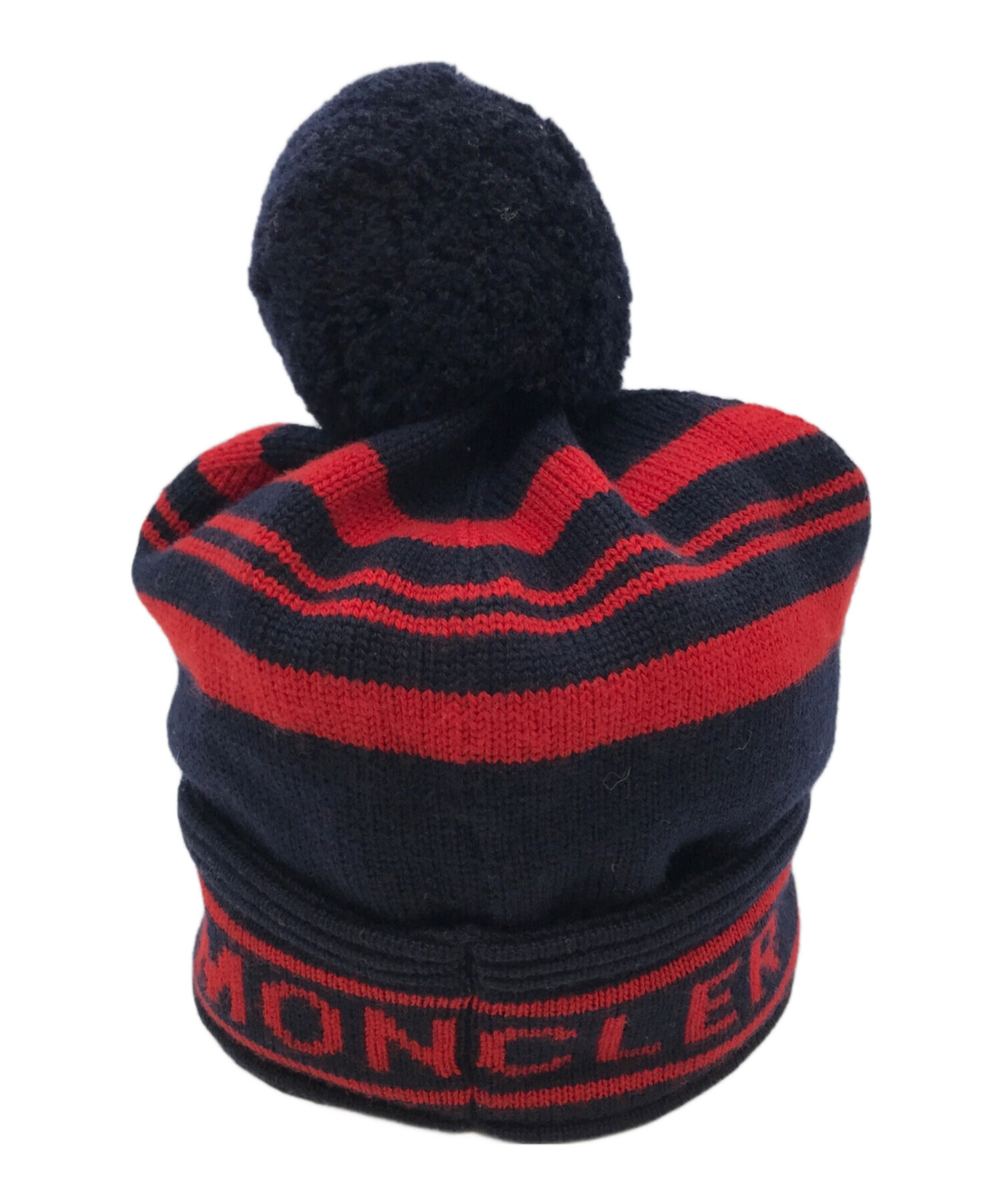 MONCLER モンクレール レッド ニット帽 ONE SIZE 男女兼用 MONCLER