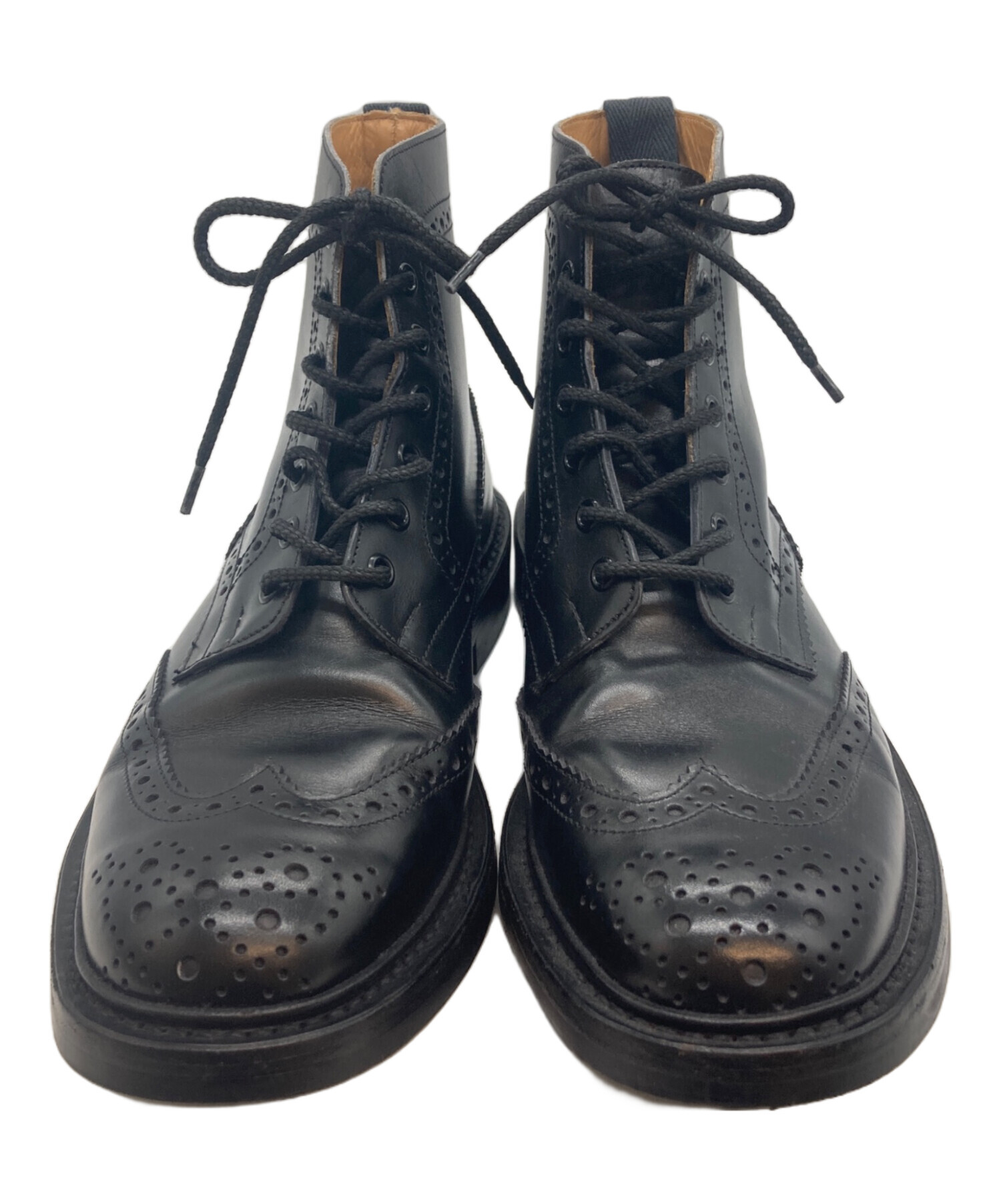 Tricker's トリッカーズ ウィングチップ ブーツ 中古・古着通販】Tricker's (トリッカーズ) ウィングチップブーツ