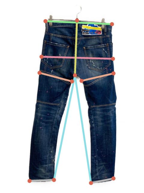中古・古着通販】DSQUARED2 (ディースクエアード) TIDY BIKER JEAN