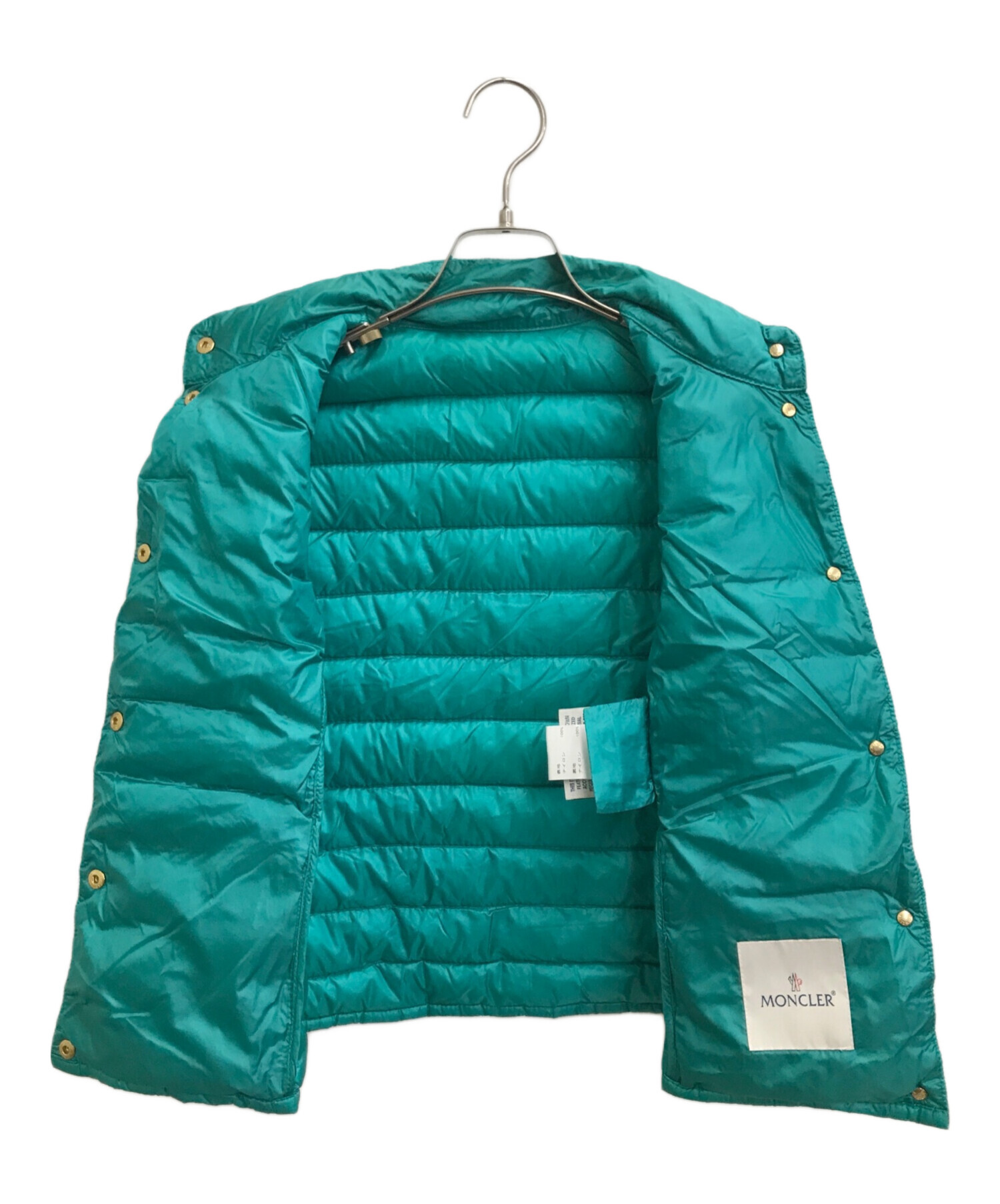MONCLER 美品グリーンダウンファーベスト 楽天市場】MONCLER ダウンベスト グリーン（メンズファッション）の通販