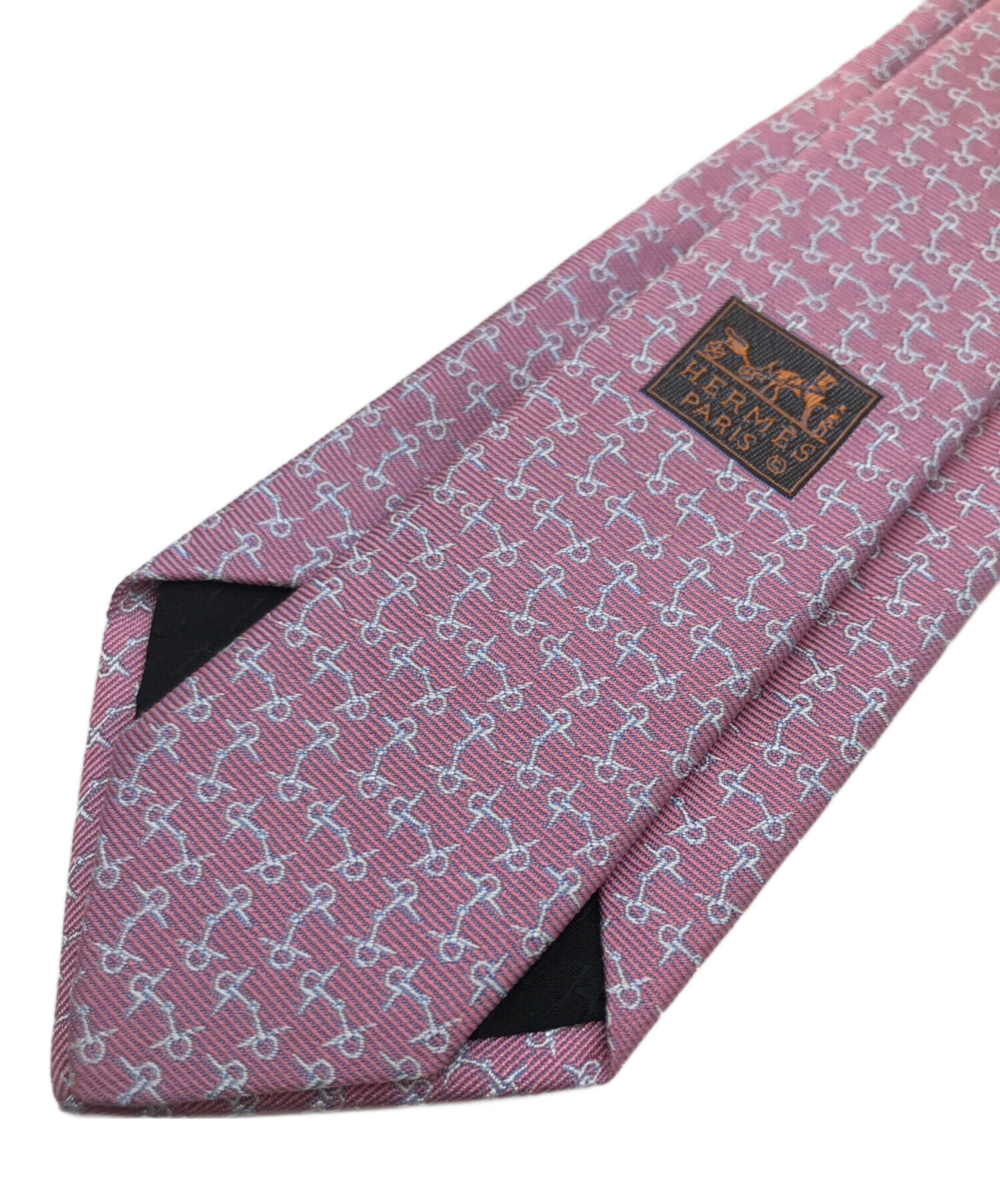 中古・古着通販】HERMES (エルメス) ネクタイ ピンク サイズ:- 未使用