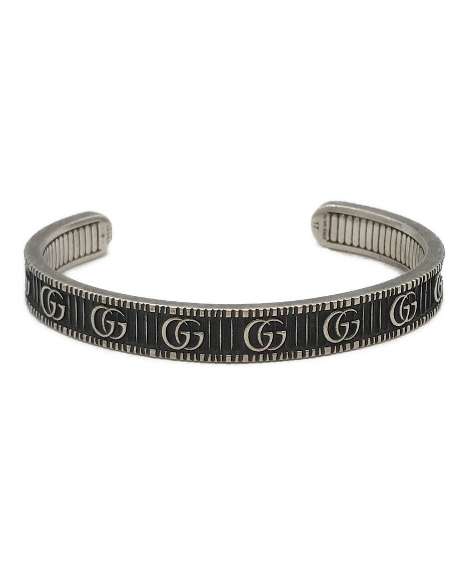 中古・古着通販】GUCCI (グッチ) ダブルG シルバー ブレスレット 