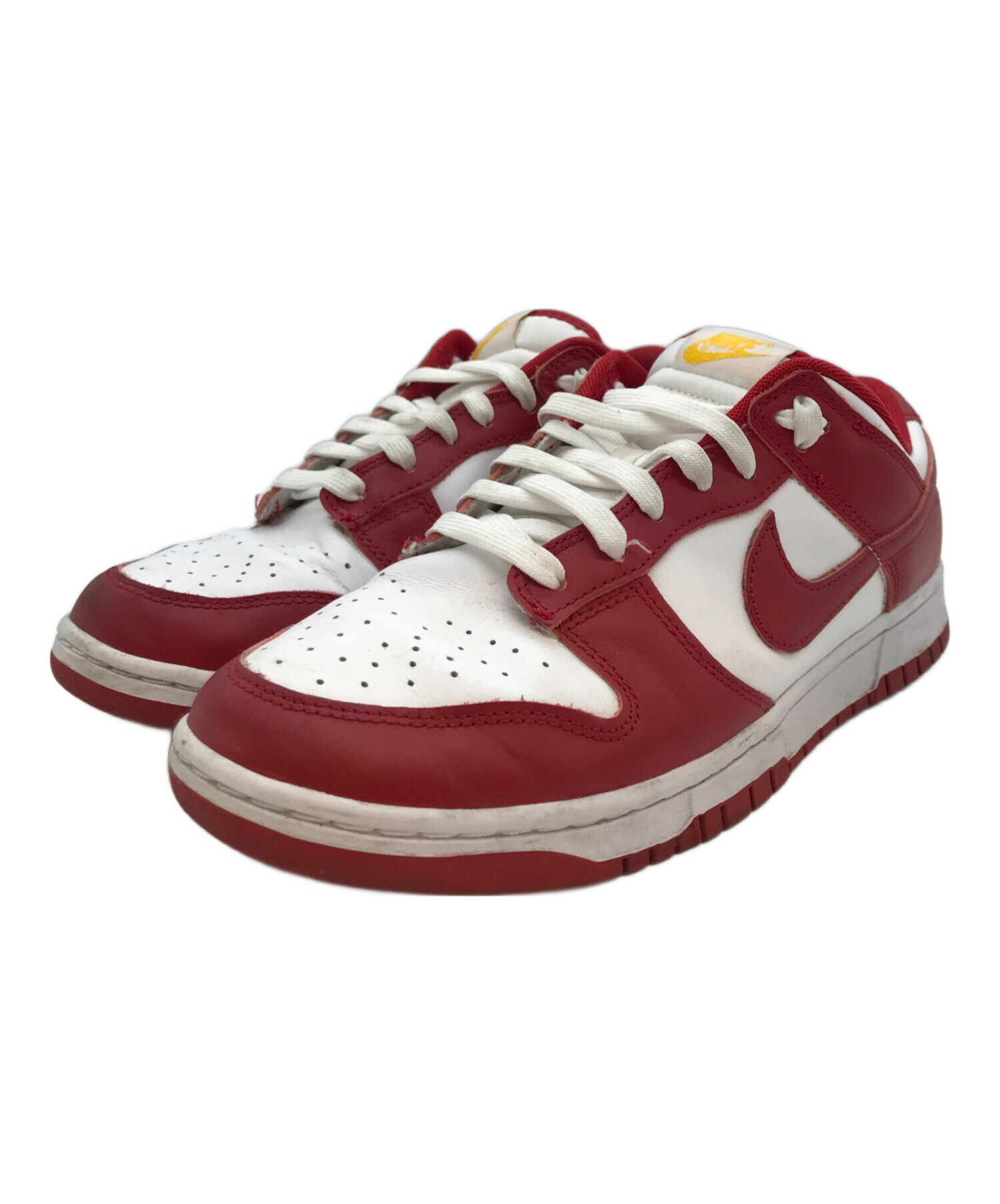 中古・古着通販】NIKE (ナイキ) DUNK LOW RETRO レッド×ホワイト 