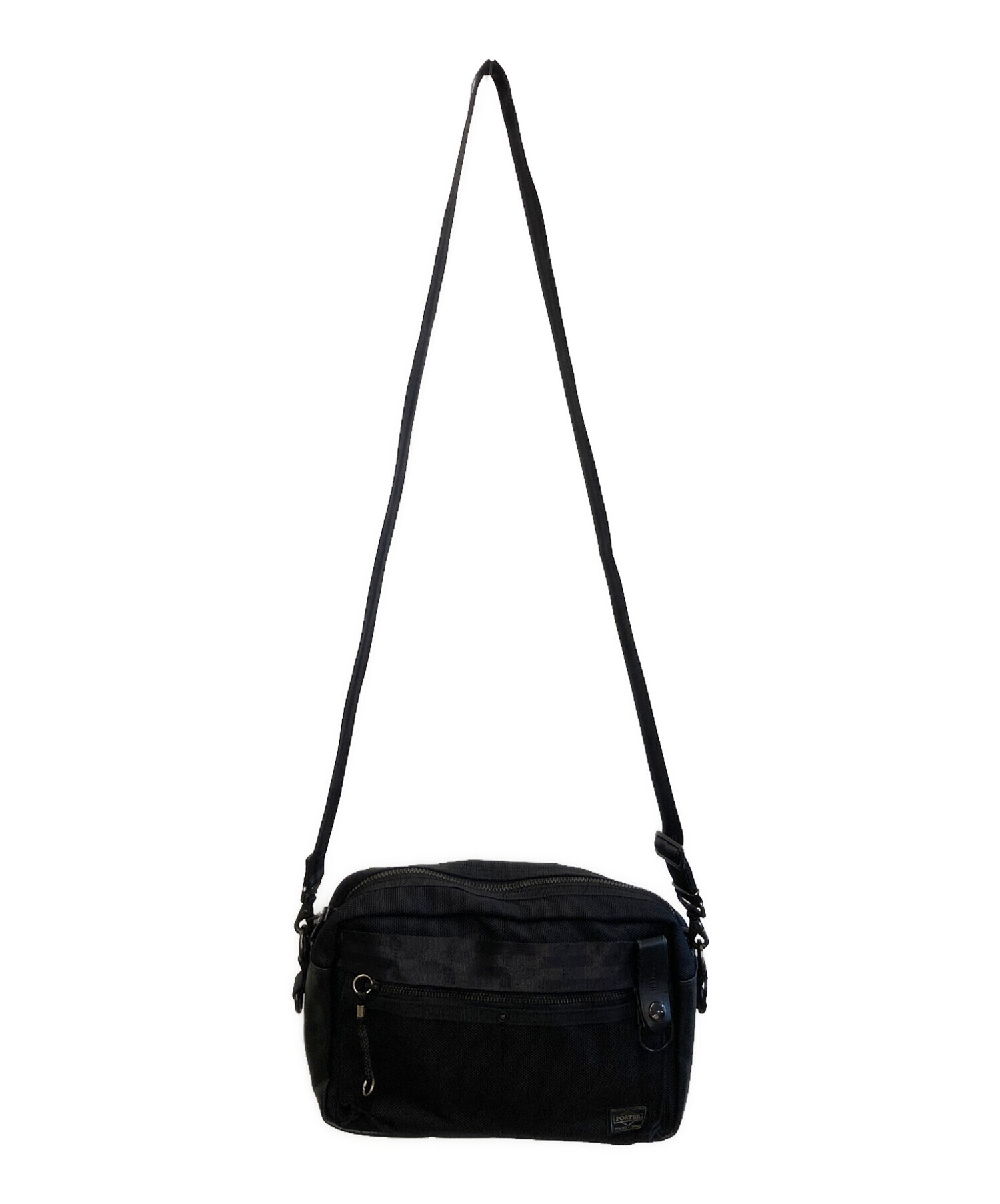 中古・古着通販】PORTER (ポーター) HEAT ショルダーバッグ ブラック 
