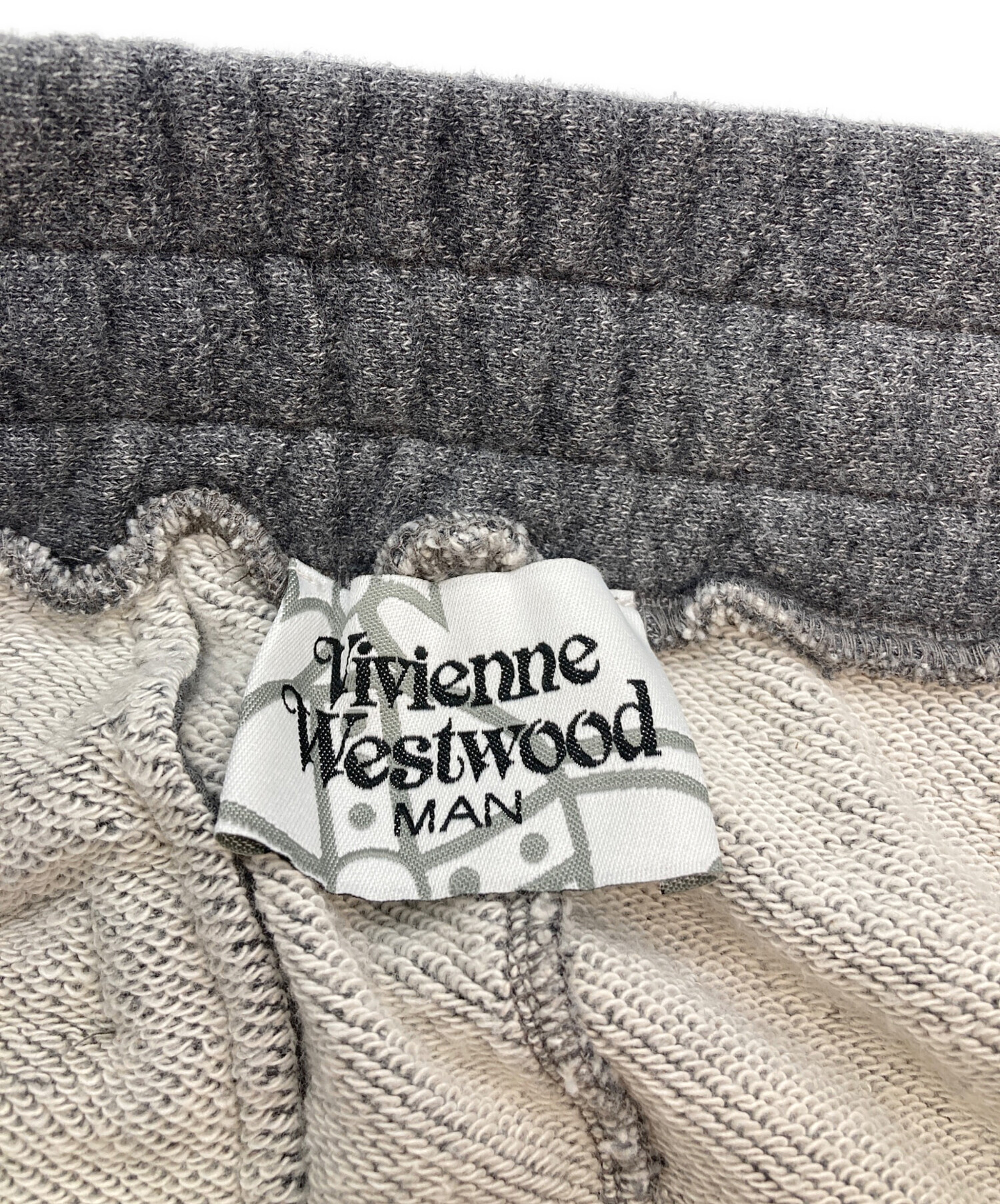 ヴィヴィアンウエストウッド　ブルーグレー サルエルパンツ リボン付き 中古・古着通販】Vivienne Westwood (ヴィヴィアンウエストウッド