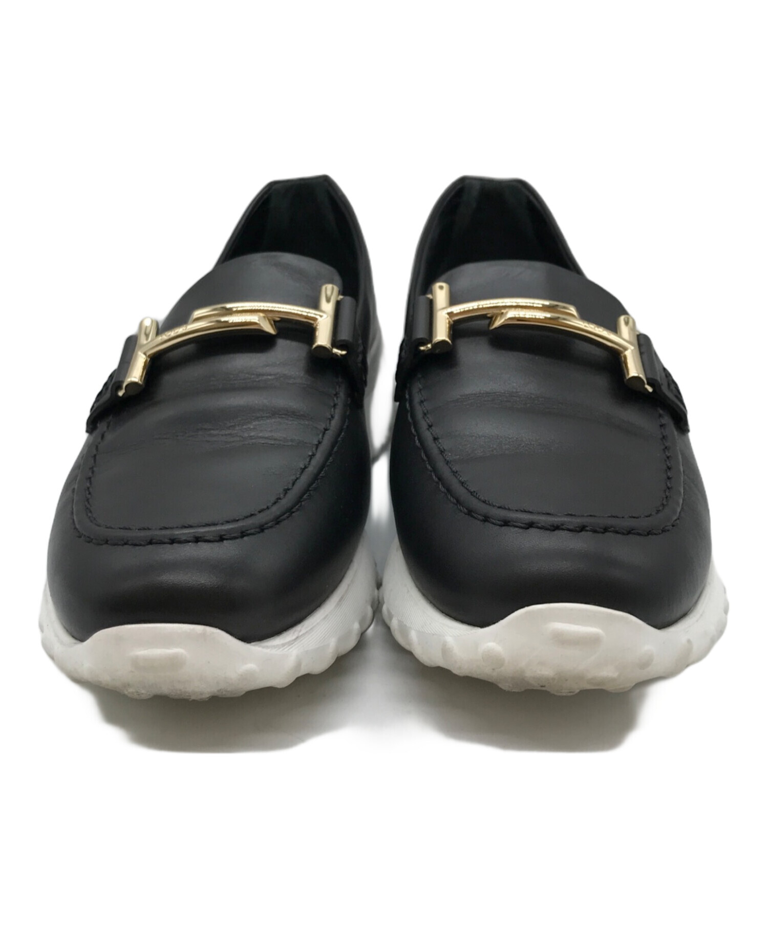 中古・古着通販】TOD'S (トッズ) モカシンシューズ ブラック サイズ:36