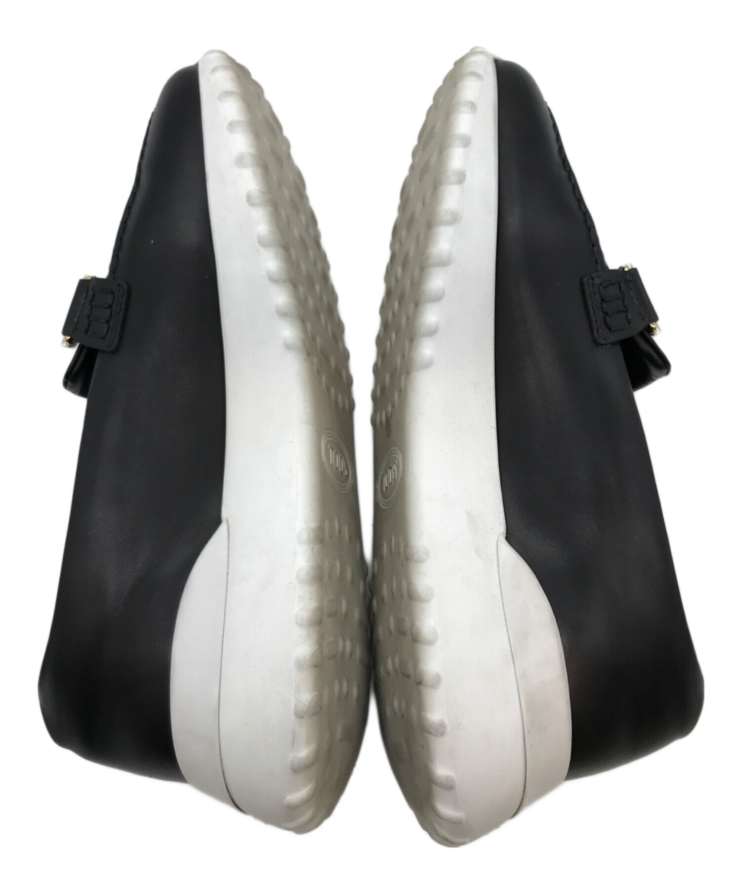 中古・古着通販】TOD'S (トッズ) モカシンシューズ ブラック サイズ:36