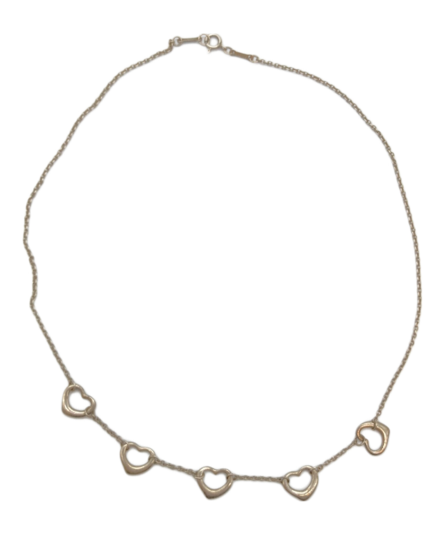中古・古着通販】Tiffany & Co. (ティファニー) 5連ハートネックレス 