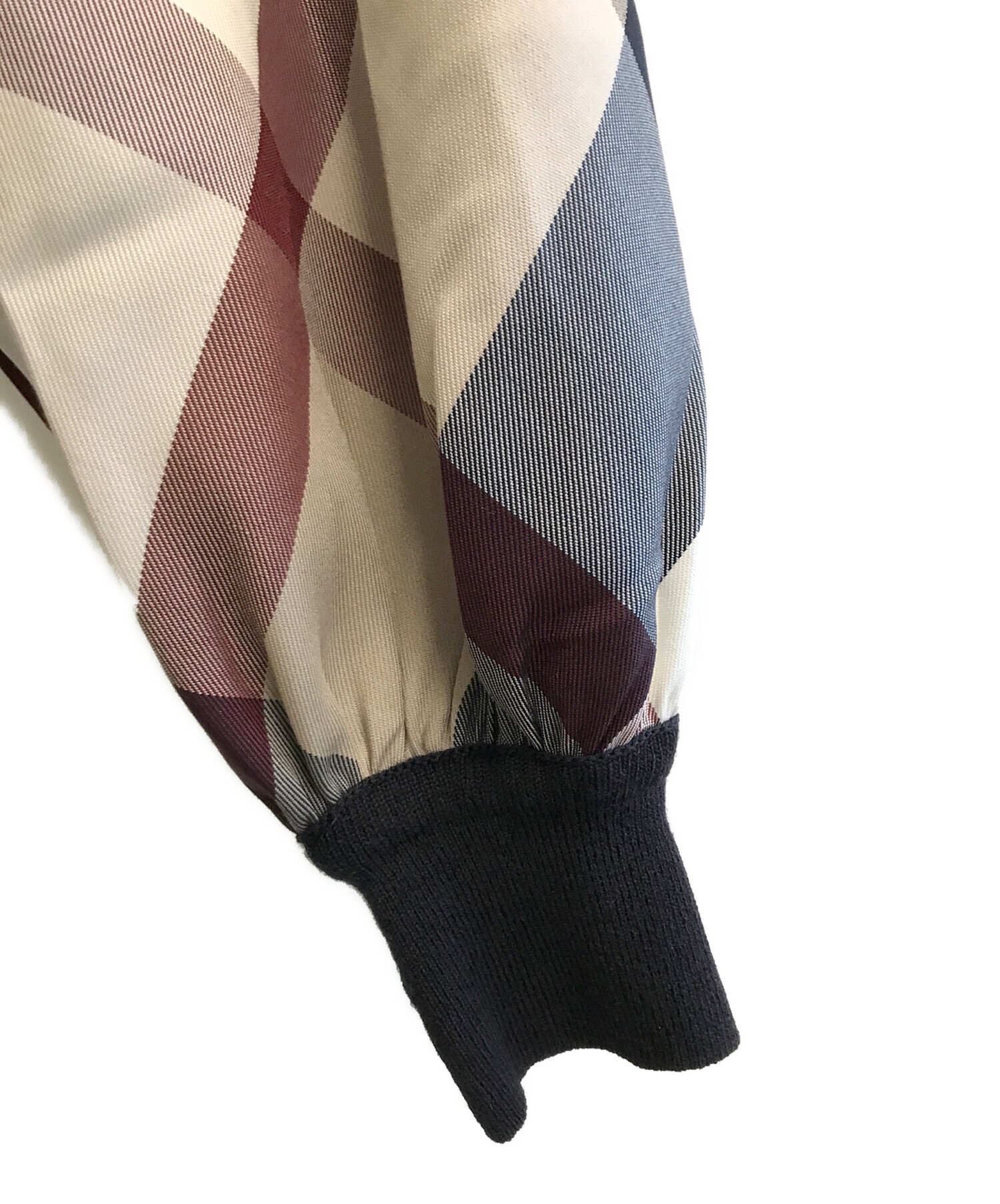 美品　ブルーレーベル　クレストブリッジ　ニットワンピース　トレンチ　切り替え 美品 ブルーレーベル クレストブリッジ ニットワンピース