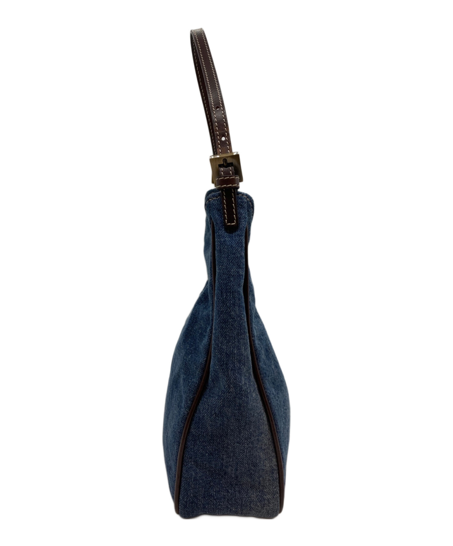 FENDI フェンディ　ショルダーバッグ　デニム　ヴィンテージ 中古・古着通販】FENDI (フェンディ) デニムワンショルダーバッグ