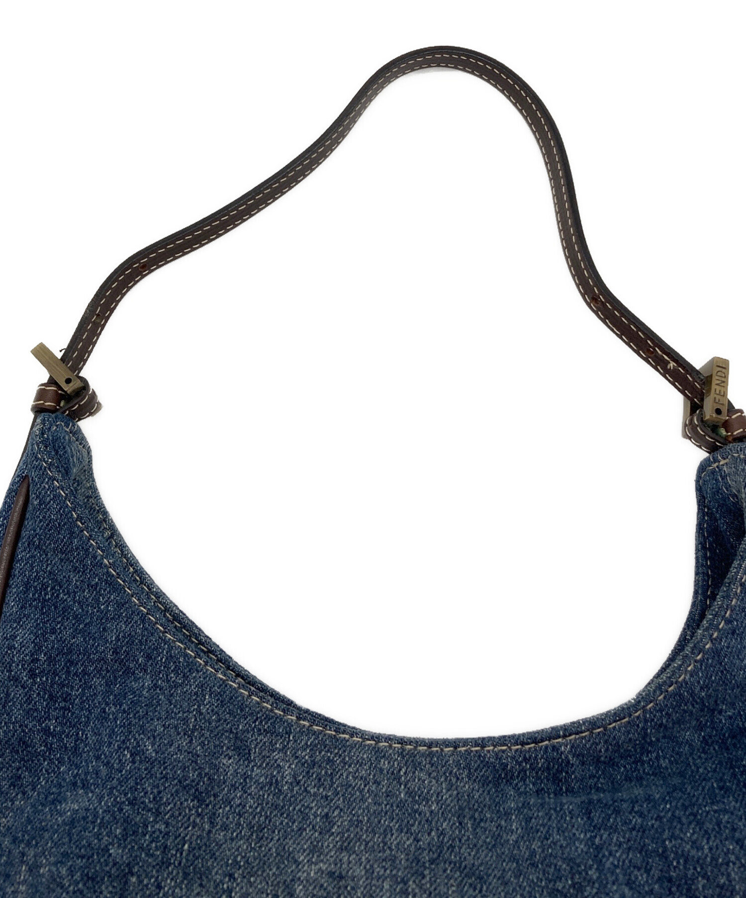 中古・古着通販】FENDI (フェンディ) デニムワンショルダーバッグ