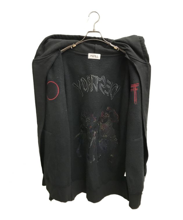 中古・古着通販】KIDILL (キディル) 混沌矛盾虚空パーカー ブラック
