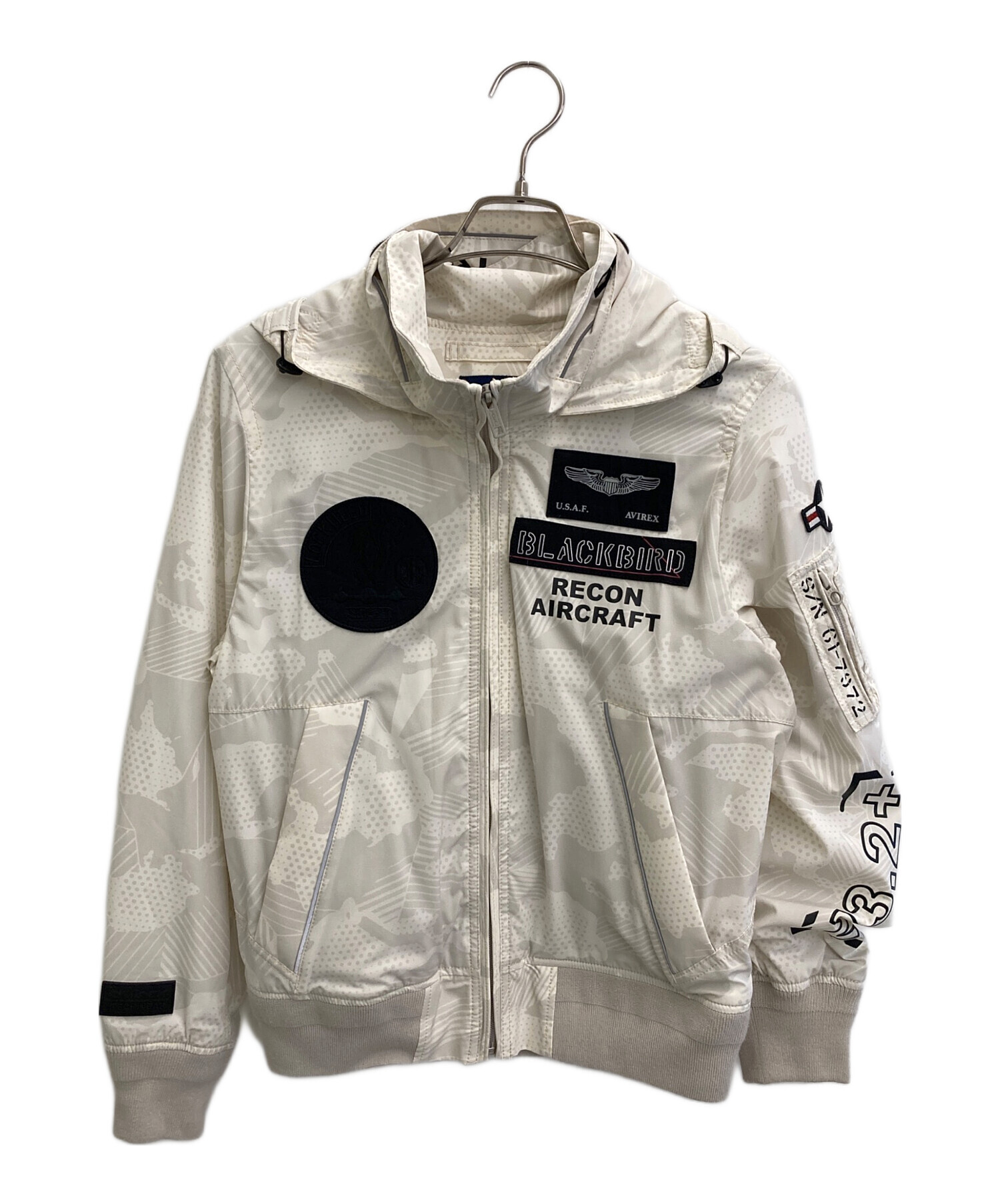 中古・古着通販】AVIREX (アヴィレックス) ブルゾン ホワイト サイズ:M 