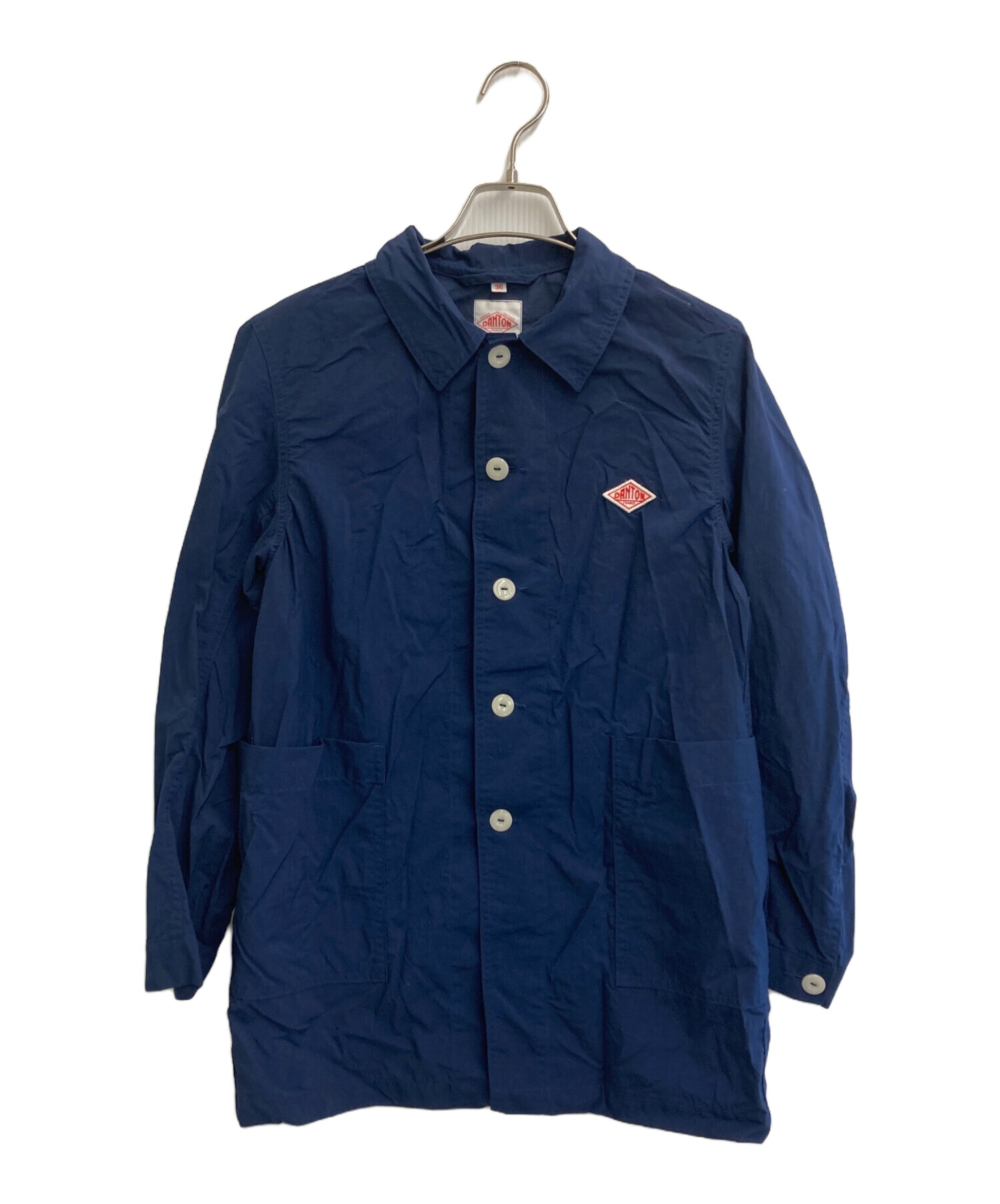 中古・古着通販】DANTON (ダントン) ナイロンカバーオール ブルー