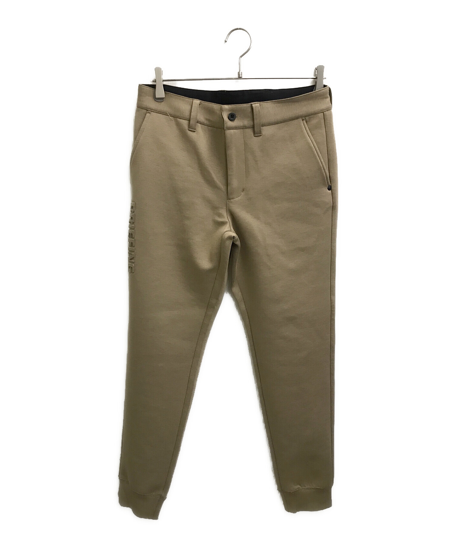 ブリーフィング WARM 3D JOGGER PANTS メンズ カーキ S 中古・古着通販】BRIEFING (ブリーフィング) WARM 3D LOGO JOGGER