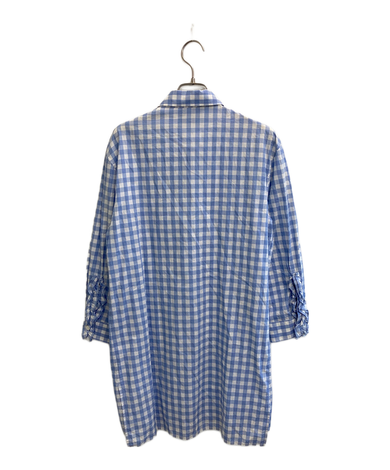 中古・古着通販】PRADA (プラダ) ギンガムチェックワンピース