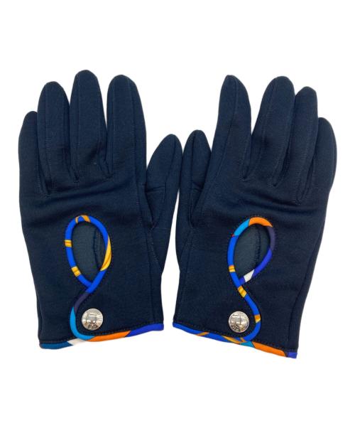 中古・古着通販】HERMES (エルメス) 手袋 ネイビー サイズ:7.5