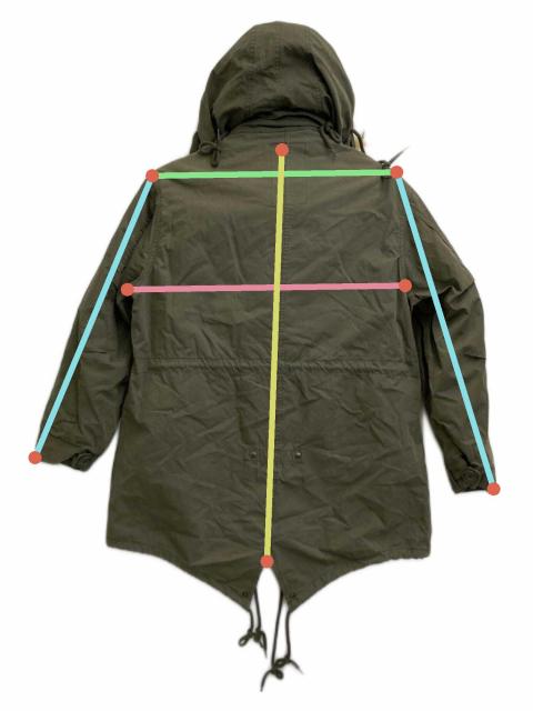 中古・古着通販】HOUSTON (ヒューストン) M-65 PARKA オリーブ サイズ