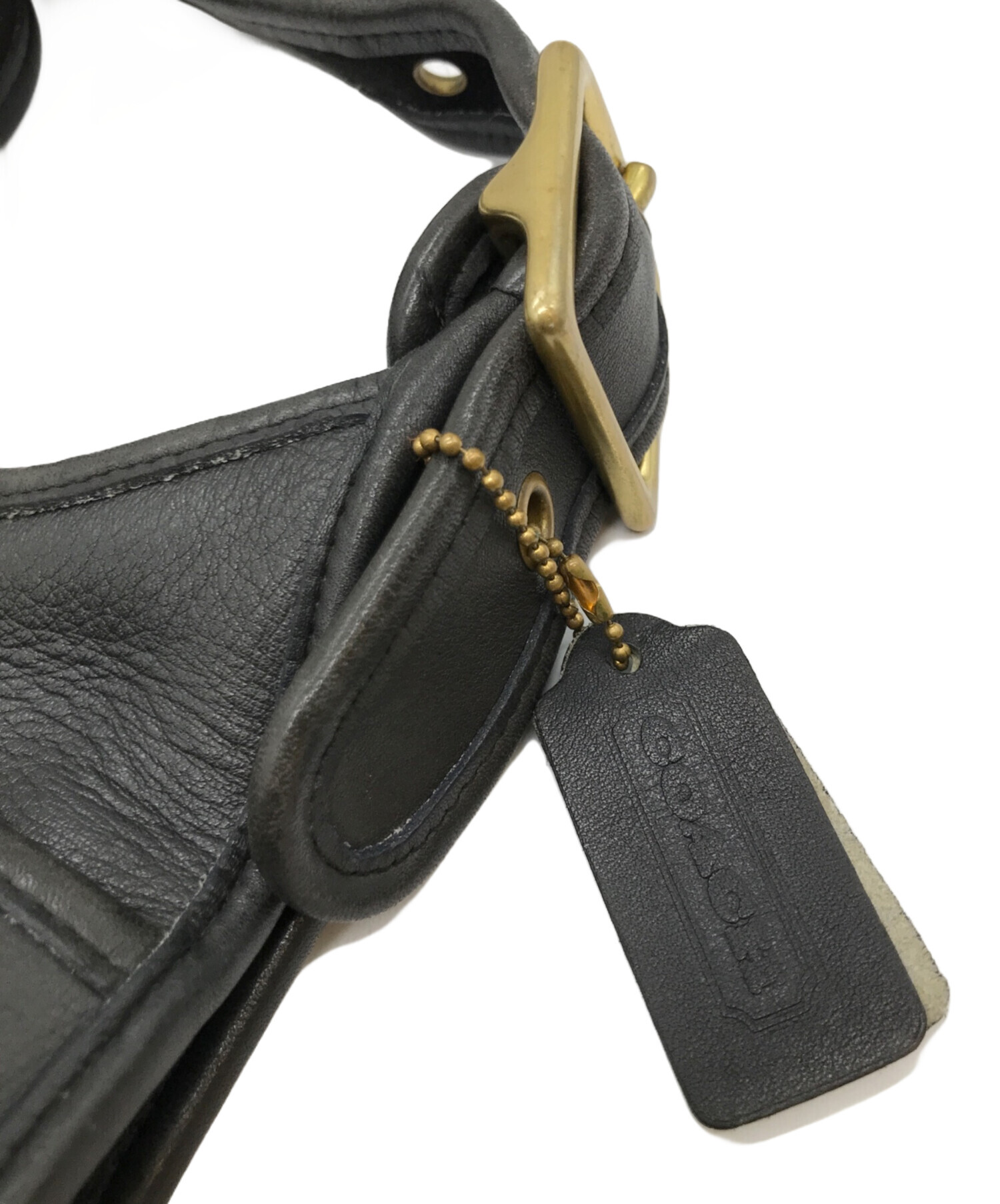 中古・古着通販】COACH (コーチ) ショルダーバッグ ブラック サイズ