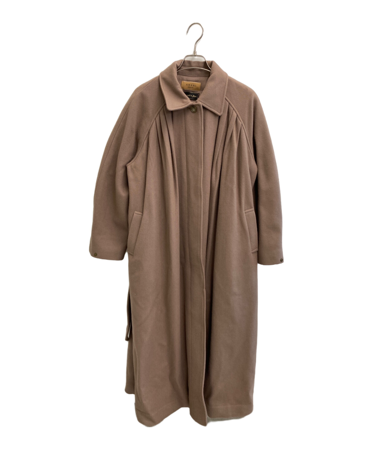 中古・古着通販】AMERI (アメリ) UND FRONT GATHER OPEN SLEEVE COAT 