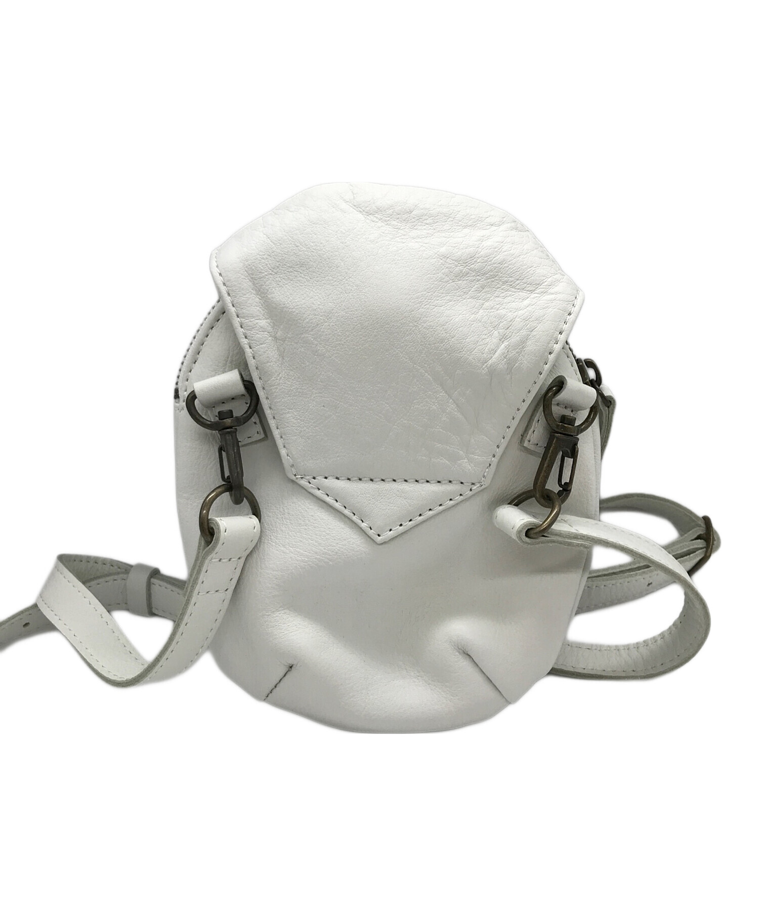 SOSHIOTSUKI Suitou Bag(LEATHER)　ソウシオオツキ 中古・古着通販】SOSHIOTSUKI (ソウシ オオツキ) SUITOU BAG ホワイト