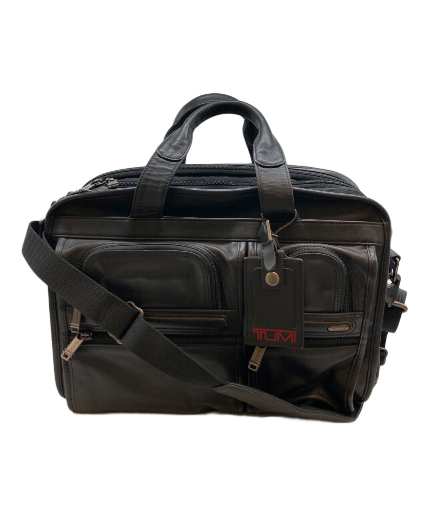 TUMI ブリーフケース(レザー/ブラック)