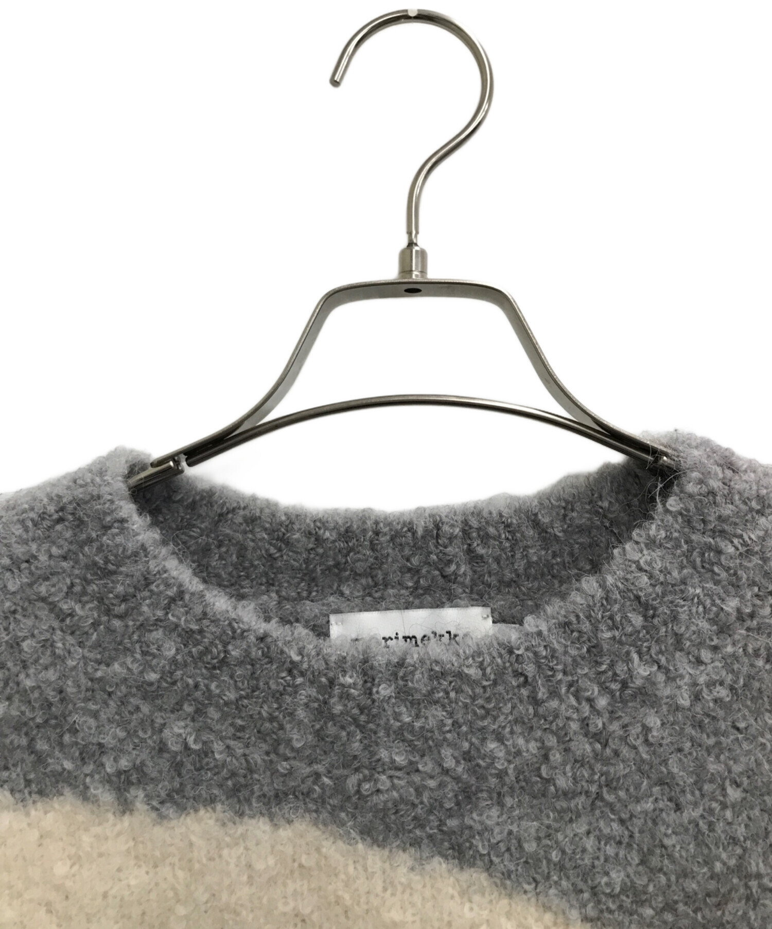 marimekko マリメッコ ニット・セーター S 黒x白 【古着】【中古】 marimekko - marimekko マリメッコ ニット・セーター S ベージュx黒(総