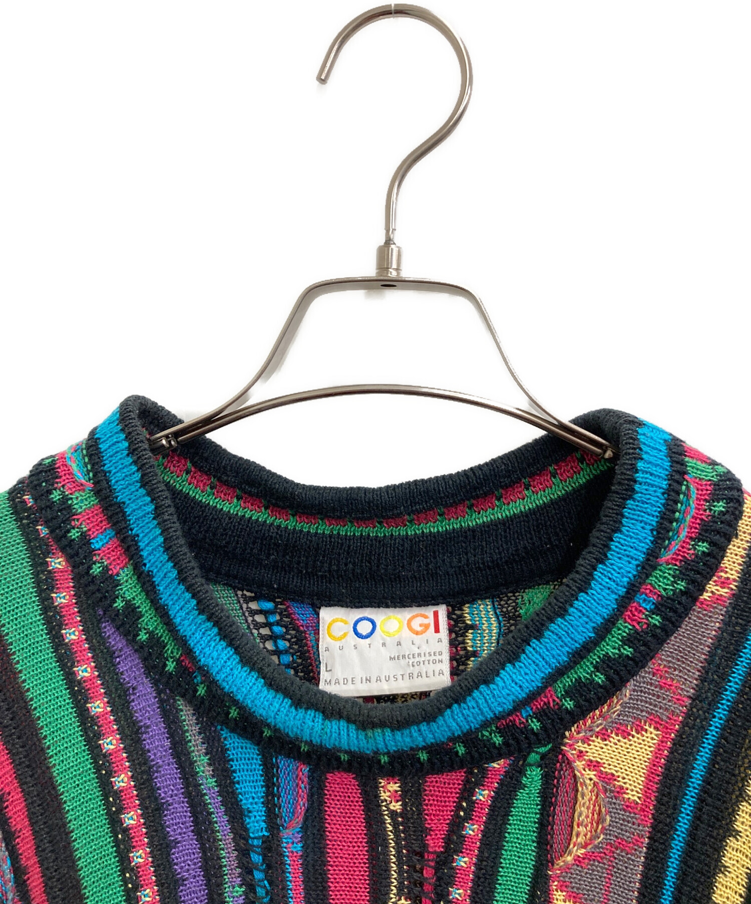 中古・古着通販】COOGI (クージー) マーセライズドコットン3Dニット 