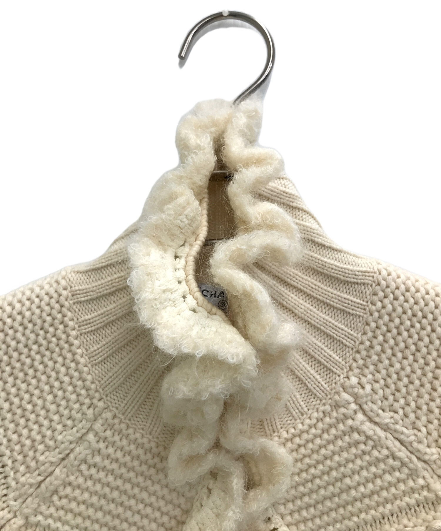 中古・古着通販】CHANEL (シャネル) パールココボタン カシミヤ混 