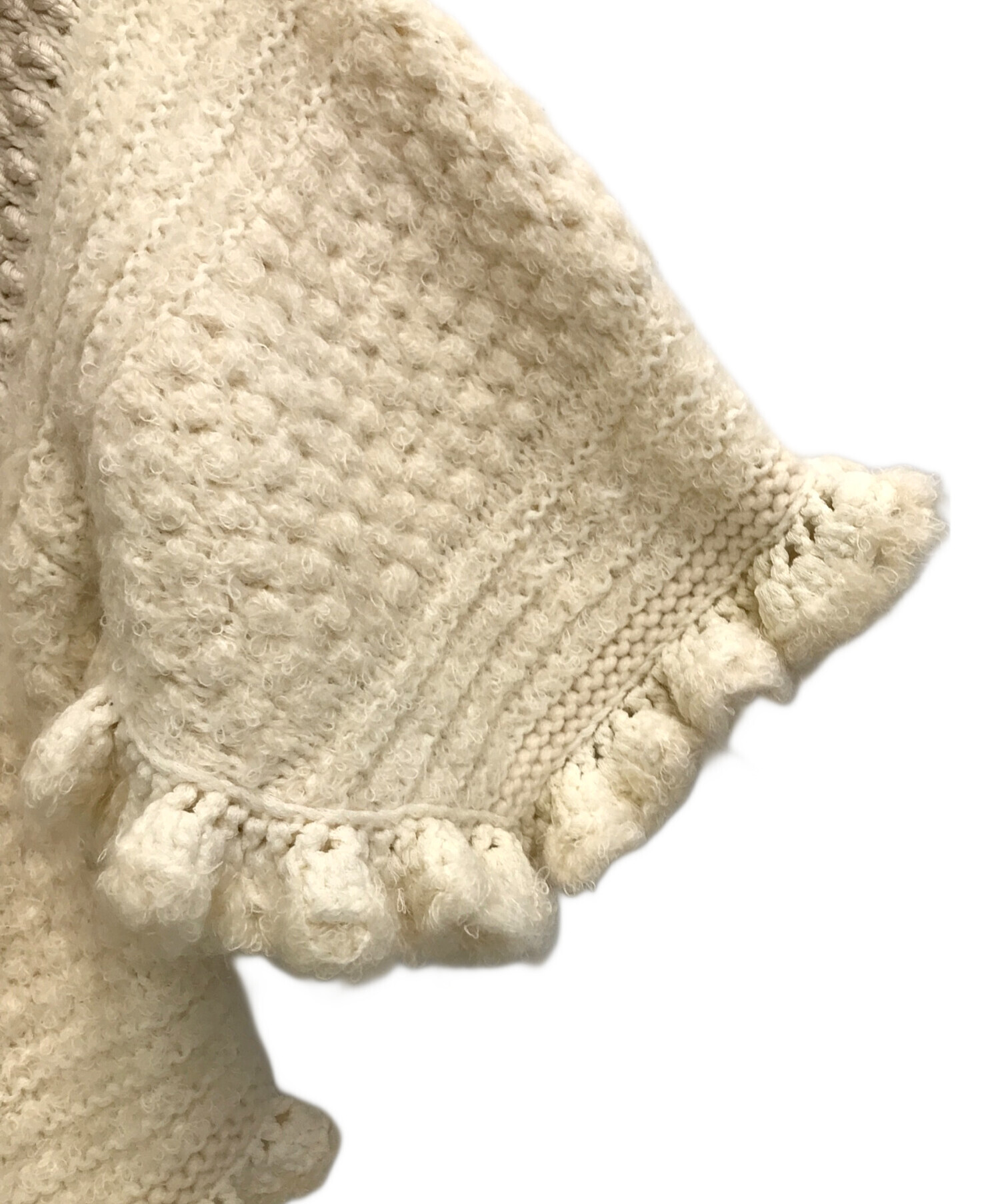 中古・古着通販】CHANEL (シャネル) パールココボタン カシミヤ混 