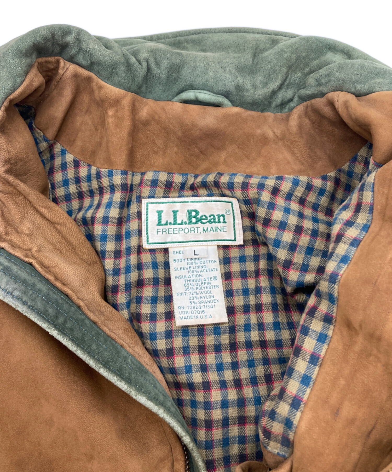 中古・古着通販】L.L.Bean (エルエルビーン) スエードレザーブルゾン