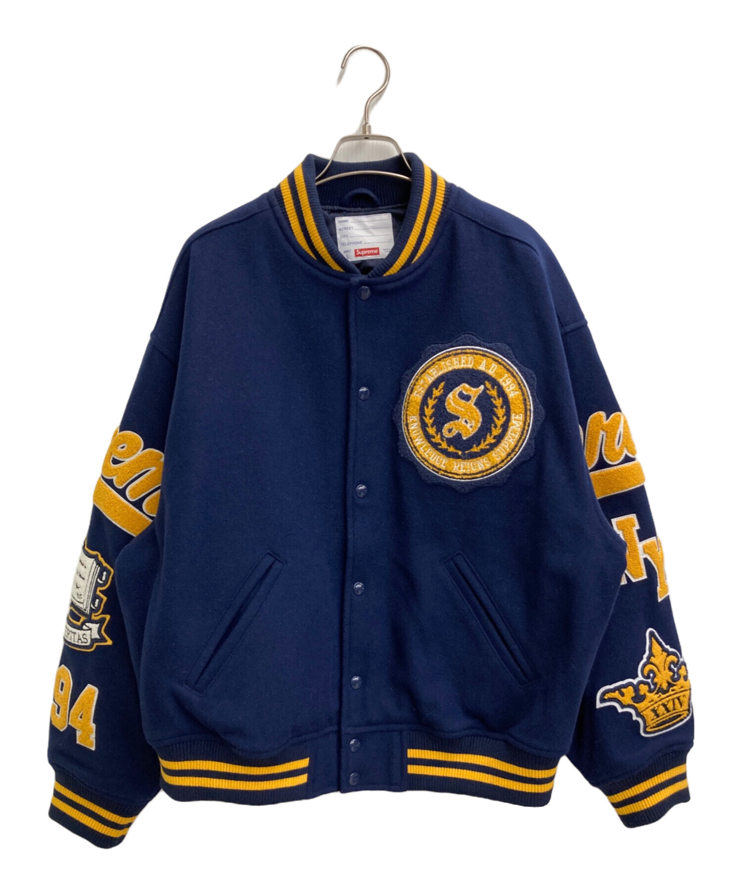 中古・古着通販】Supreme (シュプリーム) Veritas Varsity Jacket
