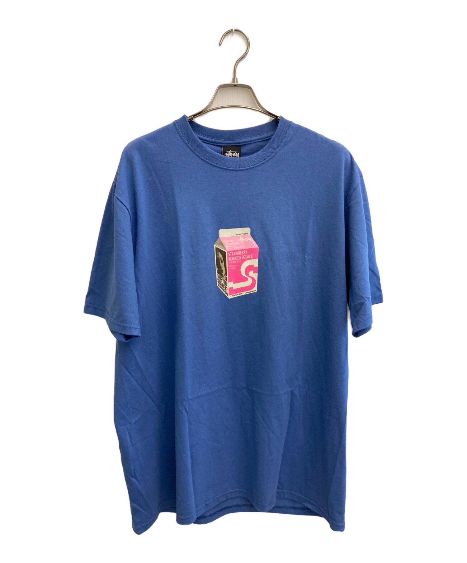 中古・古着通販】stussy (ステューシー) Milk Tee ブルー サイズ:L 未 