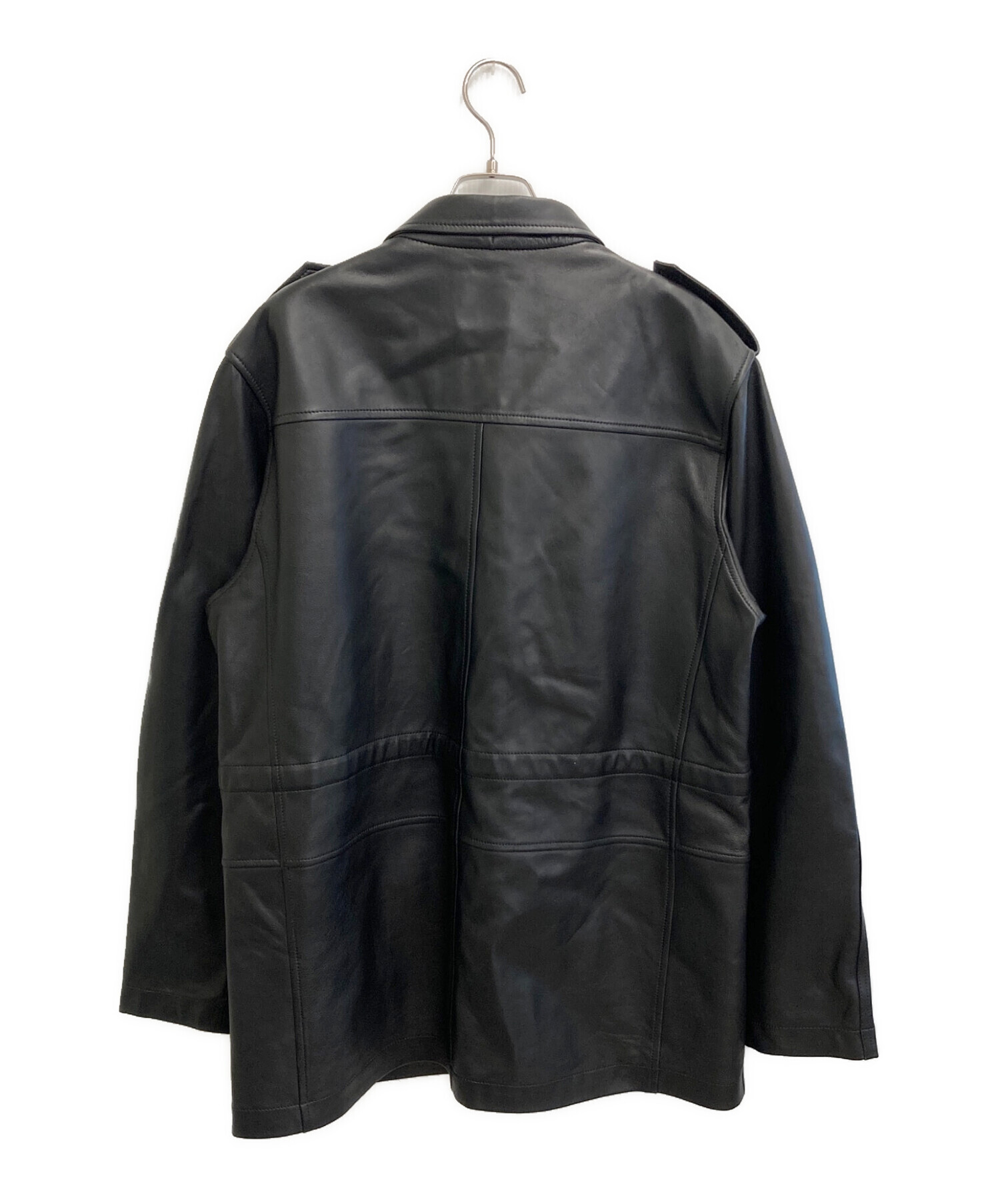 中古・古着通販】ZARA (ザラ) レザージャケット ブラック サイズ:XL 