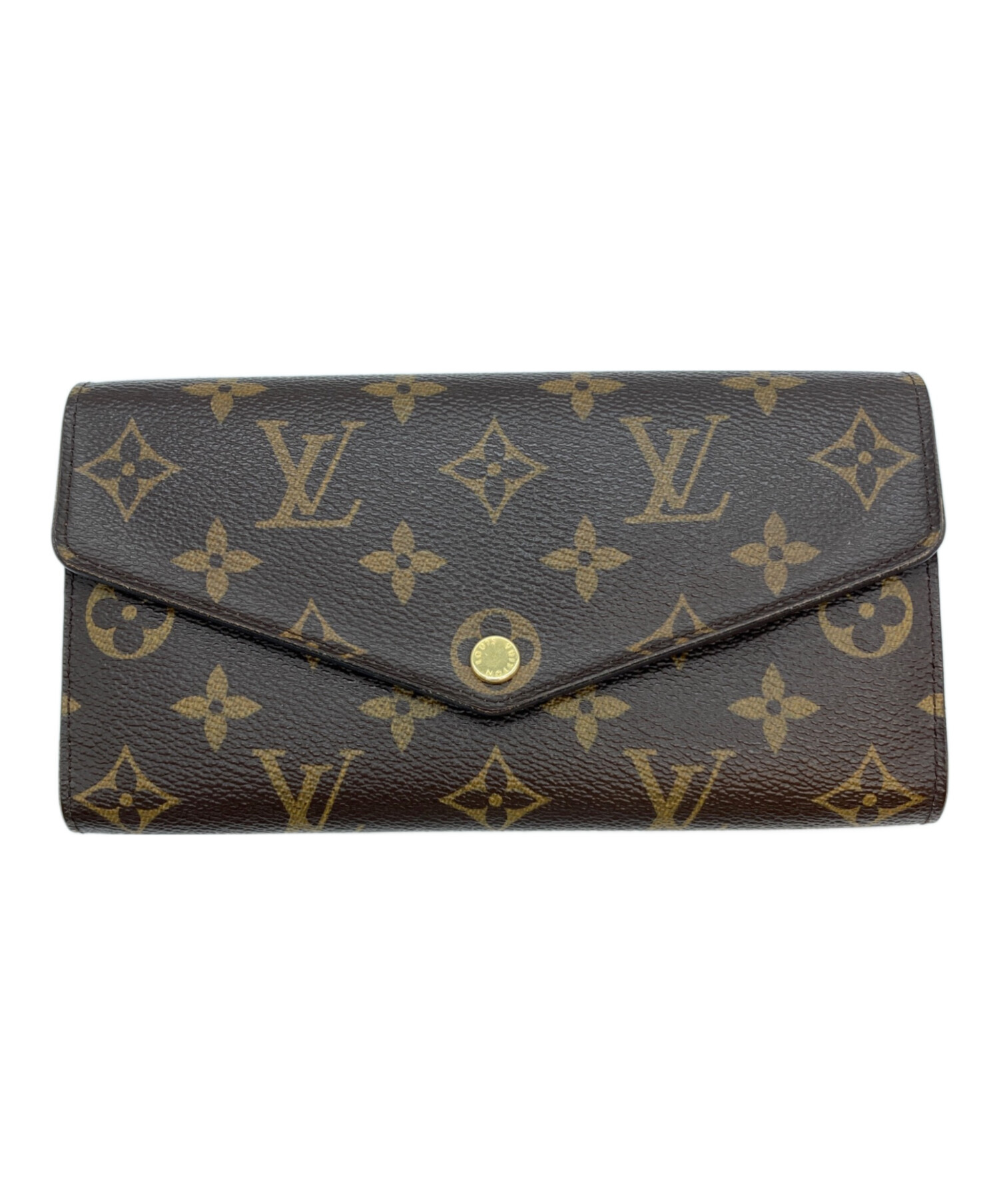 中古・古着通販】LOUIS VUITTON (ルイ ヴィトン) 長財布 ブラウン 