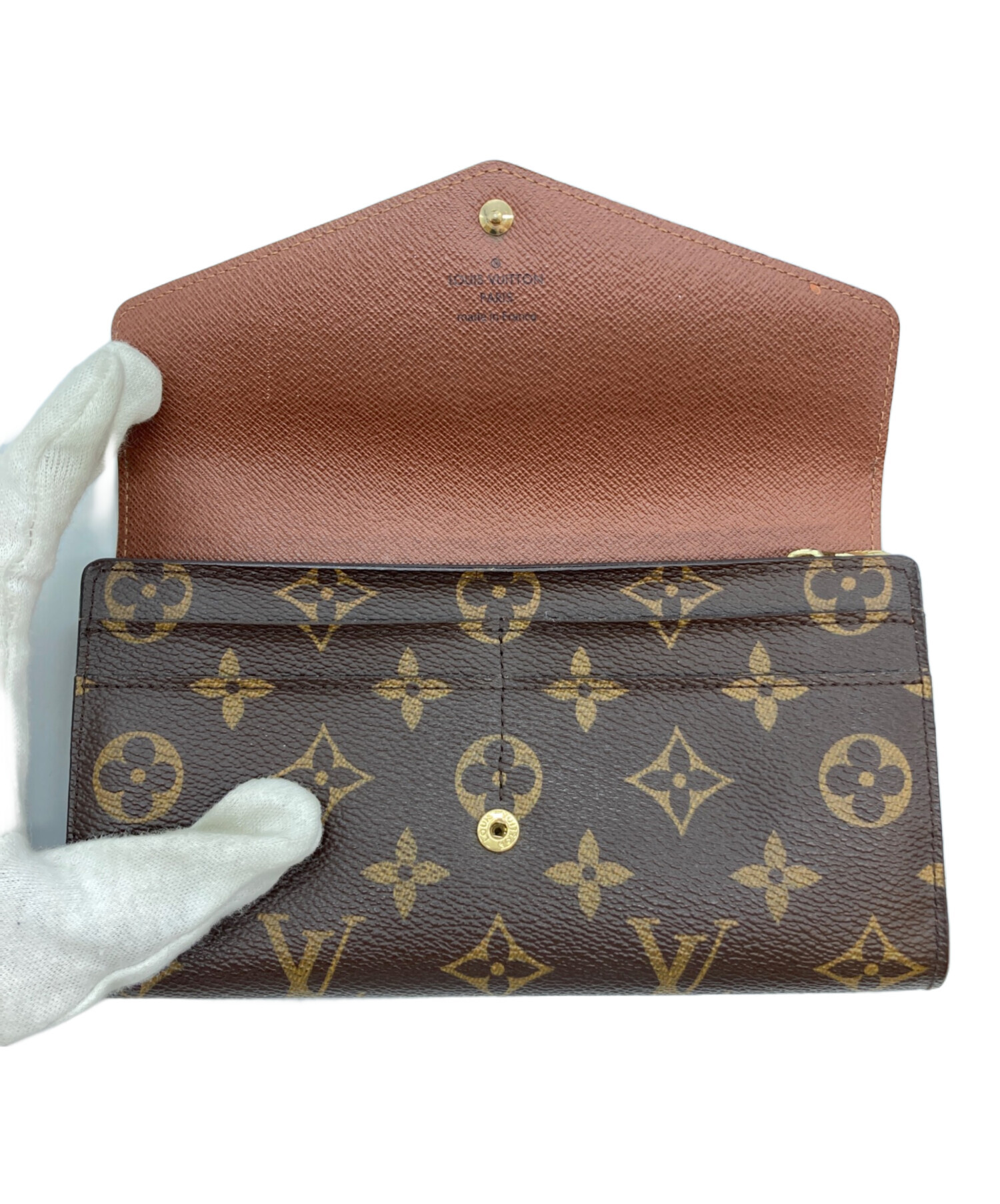 中古・古着通販】LOUIS VUITTON (ルイ ヴィトン) 長財布 ブラウン