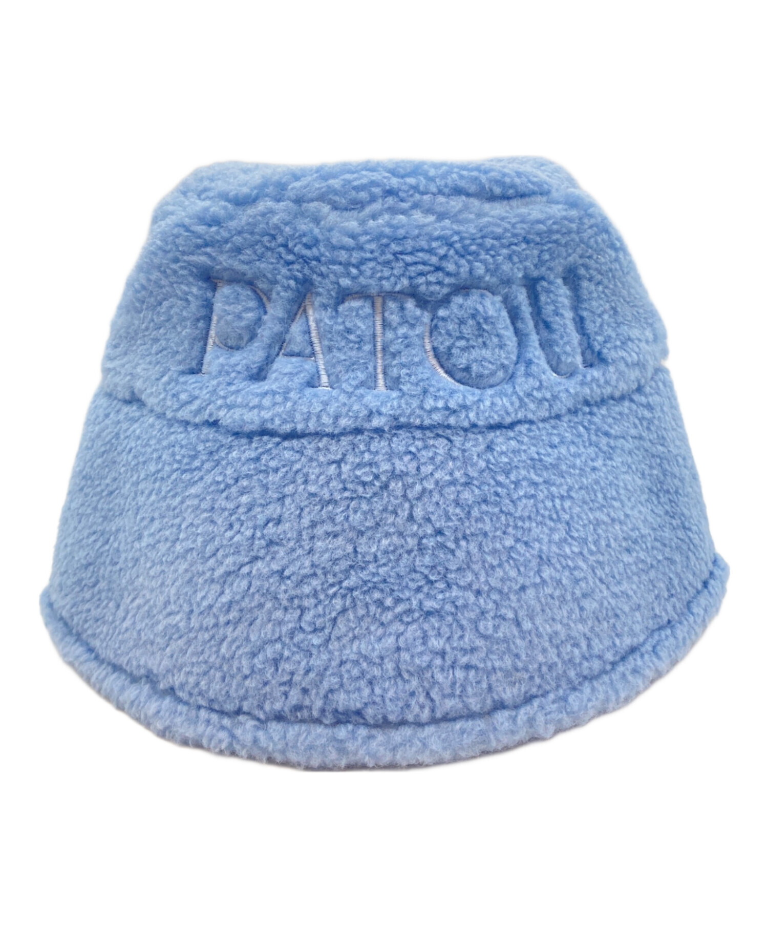 【美品】PATOU ロゴ バケットハット M/Lサイズ 中古・古着通販】patou (パトゥ) バケットハット スカイブルー サイズ