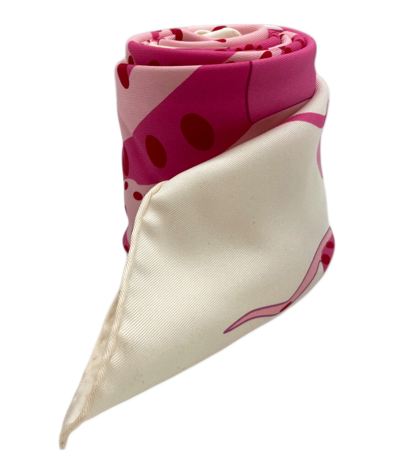 HERMES エルメス　カラフルストライプマフラー　ピンク系 HERMES エルメス カラフルストライプマフラー ピンク系 HERMES