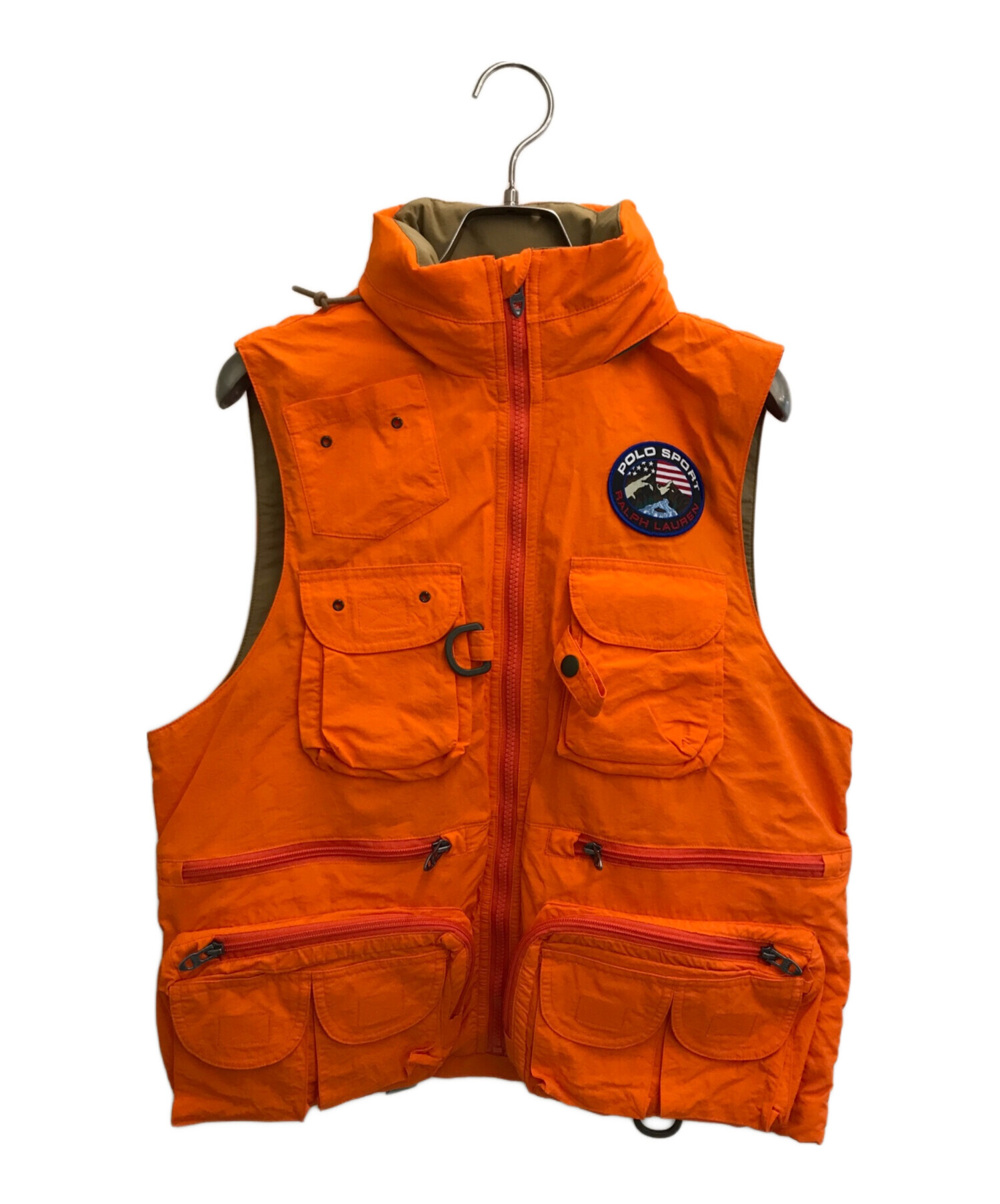 中古・古着通販】POLO SPORT (ポロスポーツ) UTILITY VEST オレンジ