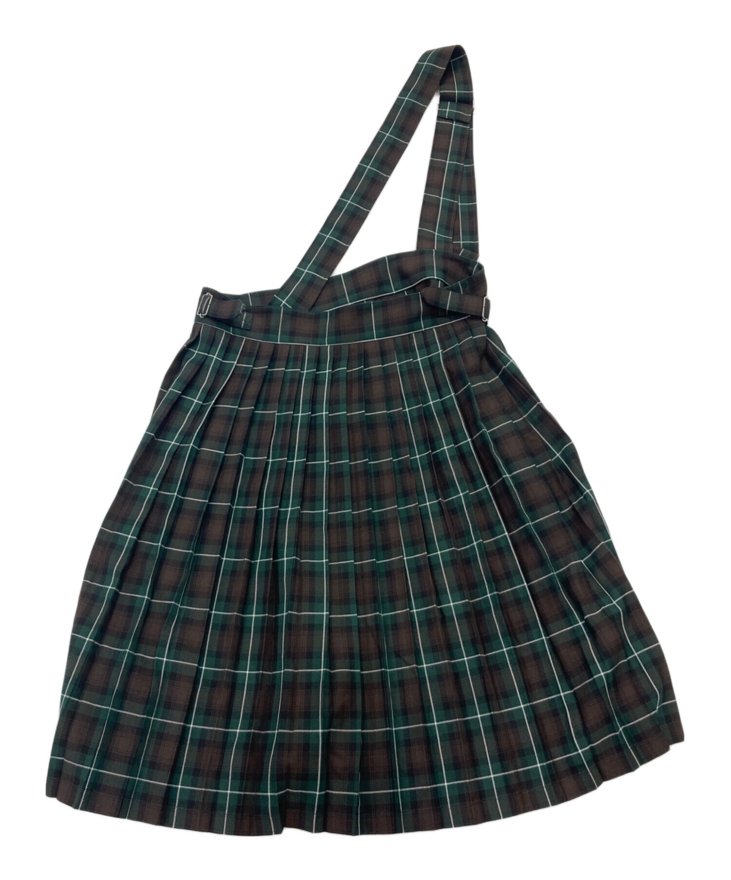 中古・古着通販】KIDILL (キディル) KILT SKIRT グリーン サイズ:46 
