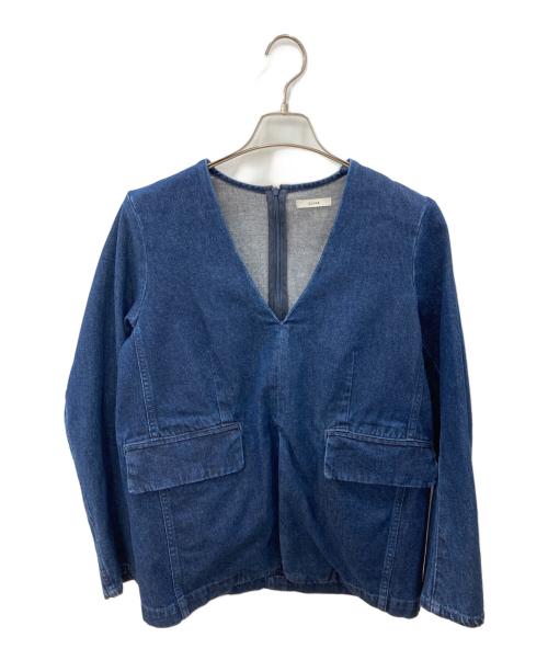 中古・古着通販】CLANE (クラネ) ジャックプルオーバーデニムトップス 