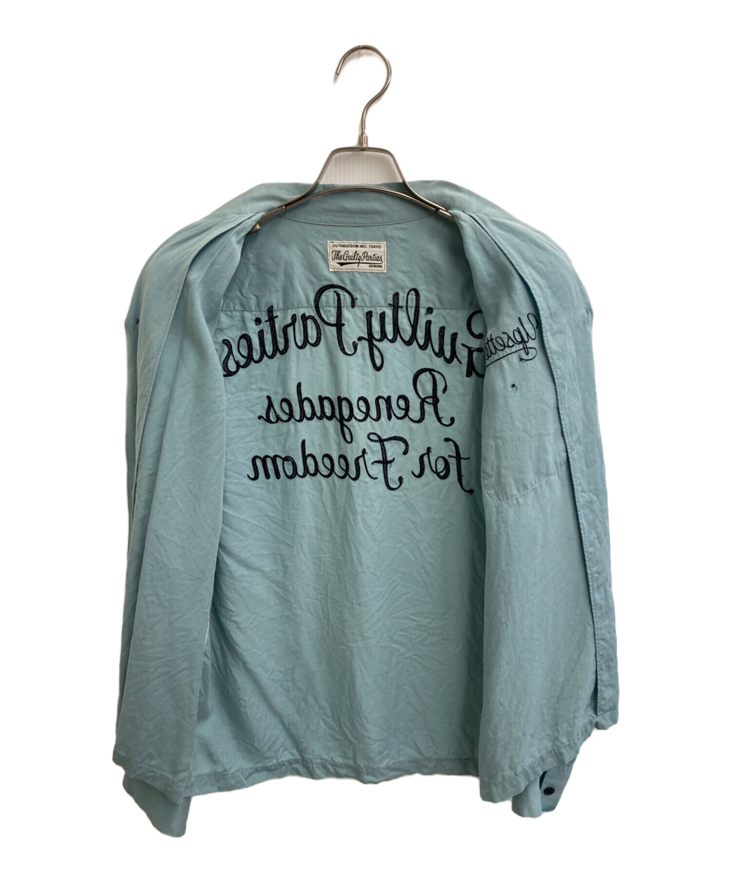 中古・古着通販】WACKO MARIA (ワコマリア) 開襟シャツ スカイブルー